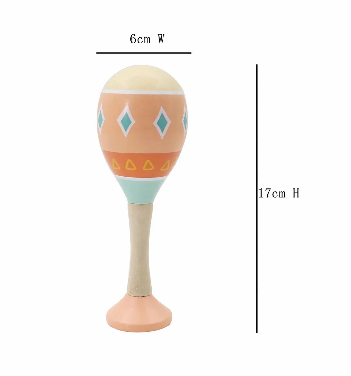 Kaper Kidz Toys Pattern Play Maracas With Base
