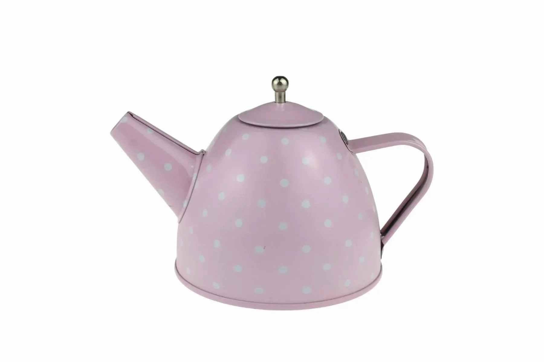 Kaper Kidz Toys Pink Tin Tea Set In Suitcase 15 Piece