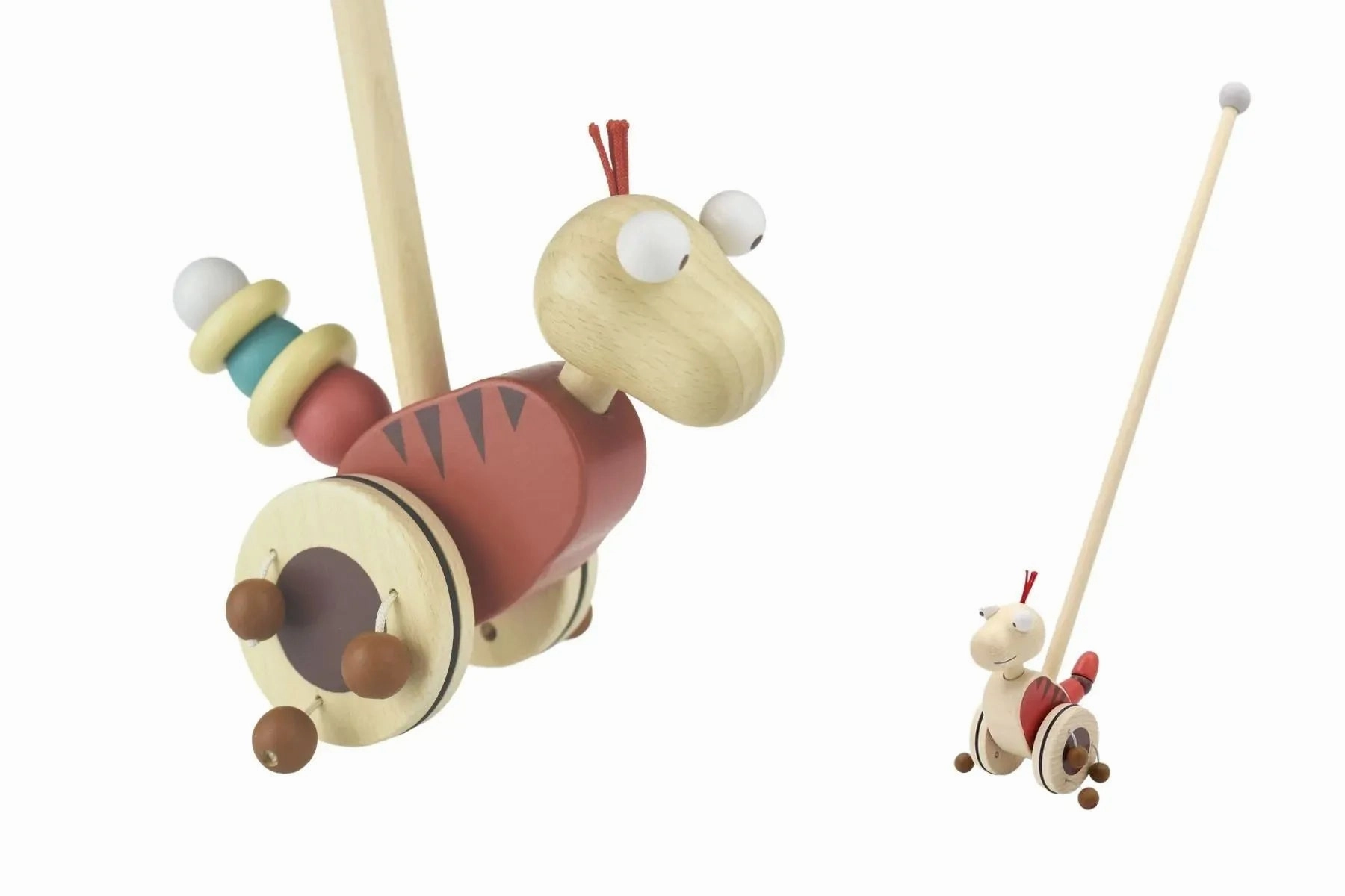 Kaper Kidz Toys Push Along Calm & Breezy Dinosaur
