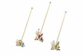 Kaper Kidz Toys Push Along Calm & Breezy Dinosaur