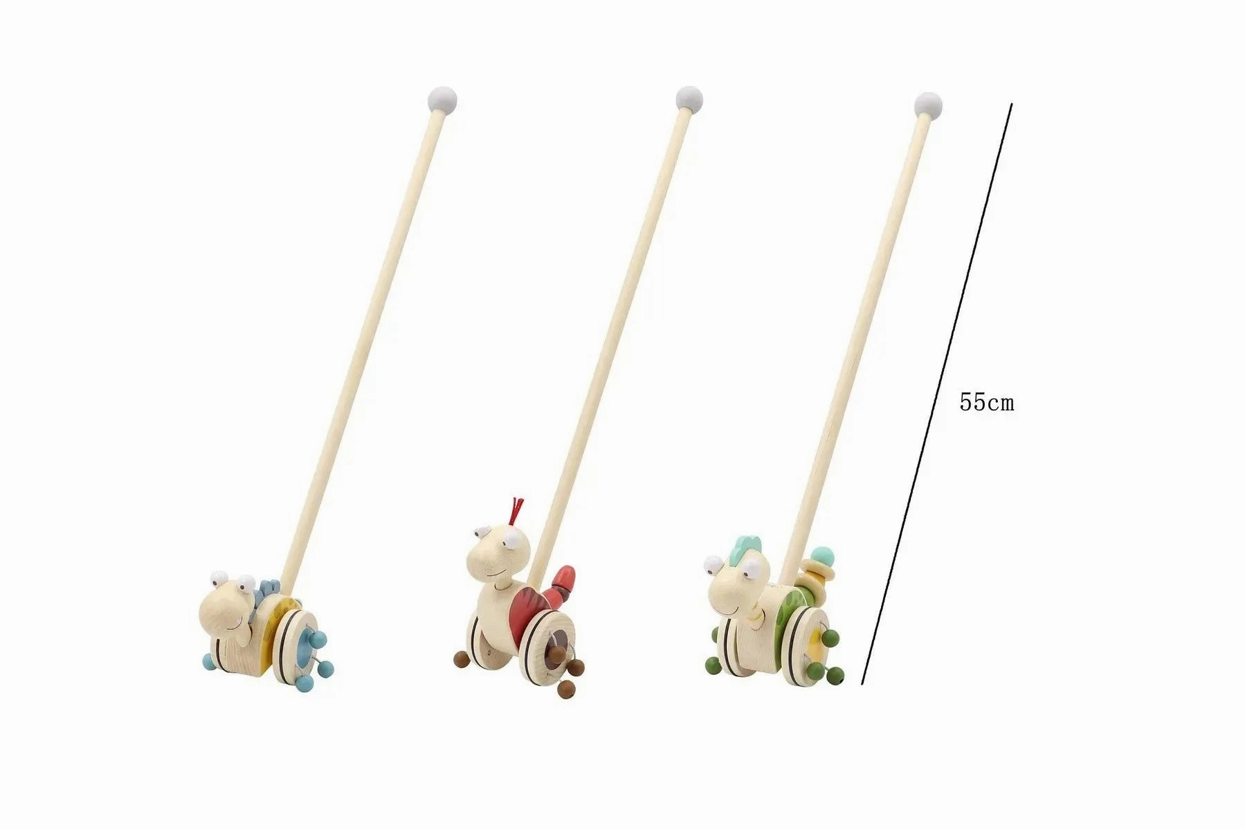 Kaper Kidz Toys Push Along Calm & Breezy Dinosaur