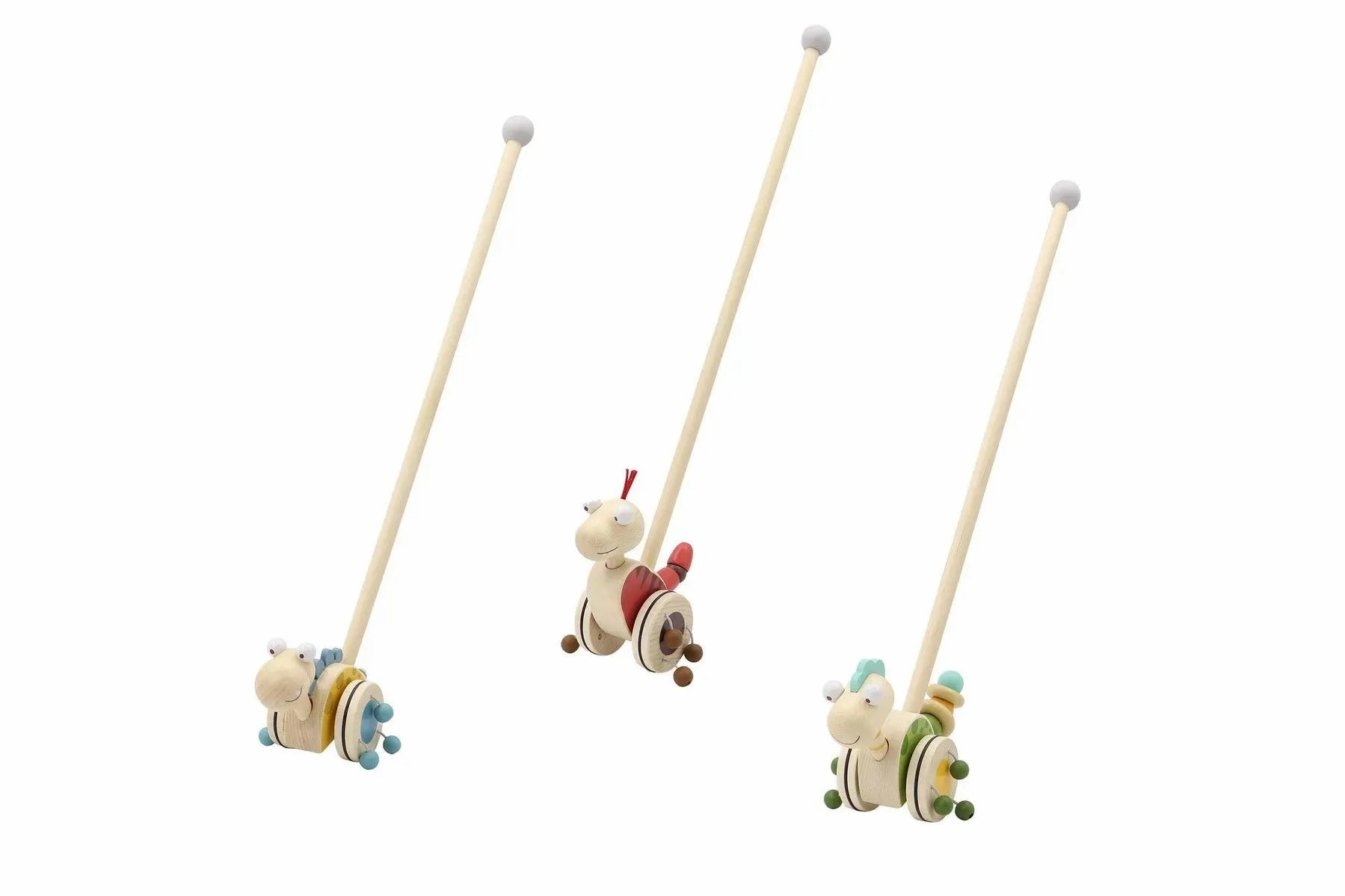 Kaper Kidz Toys Push Along Calm & Breezy Dinosaur