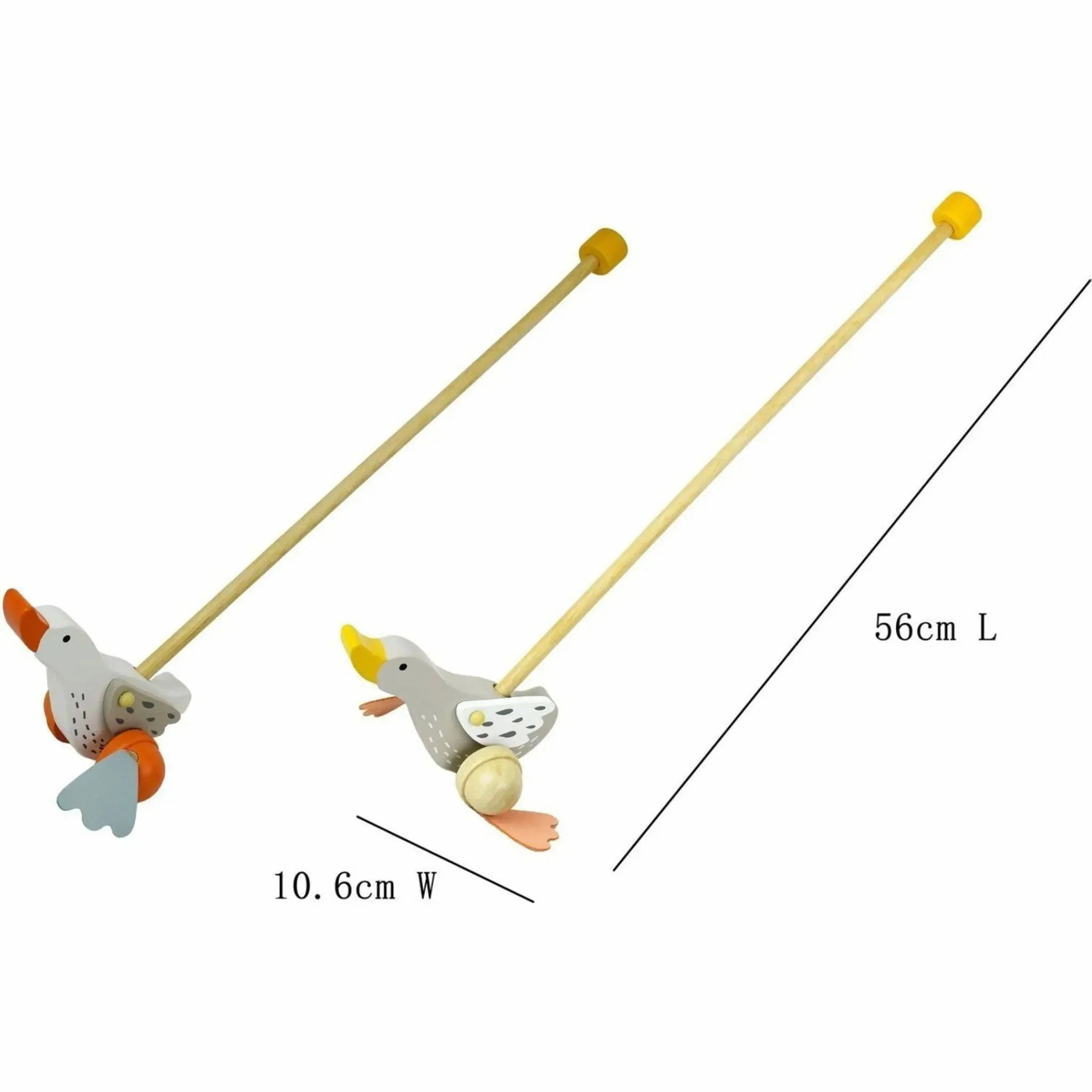 Kaper Kidz Toys Push Along Wild Goose