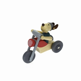 Kaper Kidz Toys Retro Motorcycle with Dog Rider