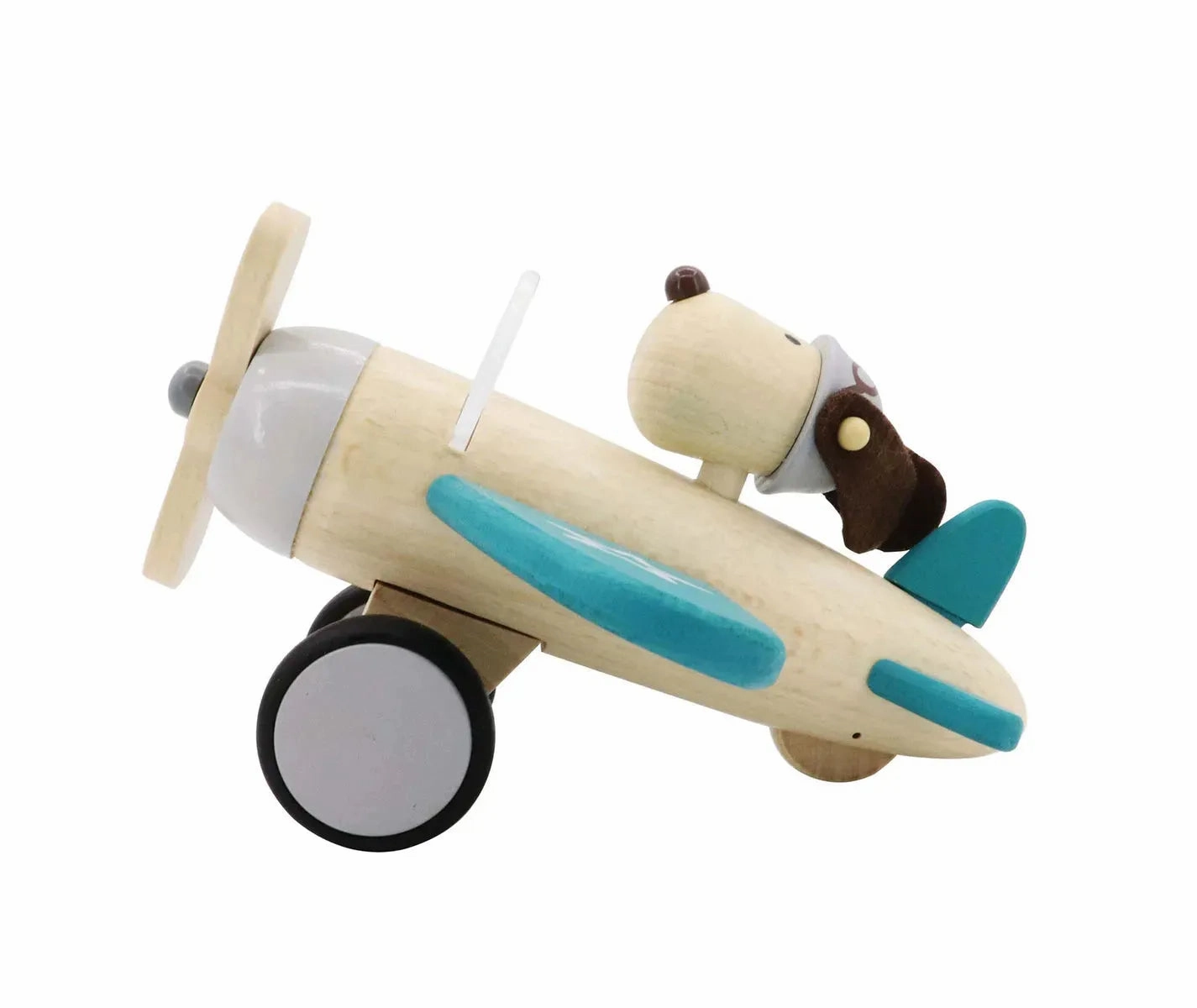 Kaper Kidz Toys Retro Plane With Cute Dog Driver - Large