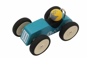 Kaper Kidz Toys Retro Racing Car Blue - Large