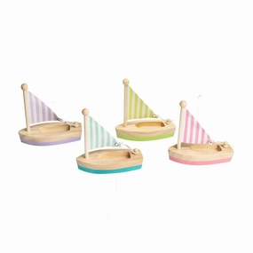 Kaper Kidz Toys Small Wooden Sailing Boat