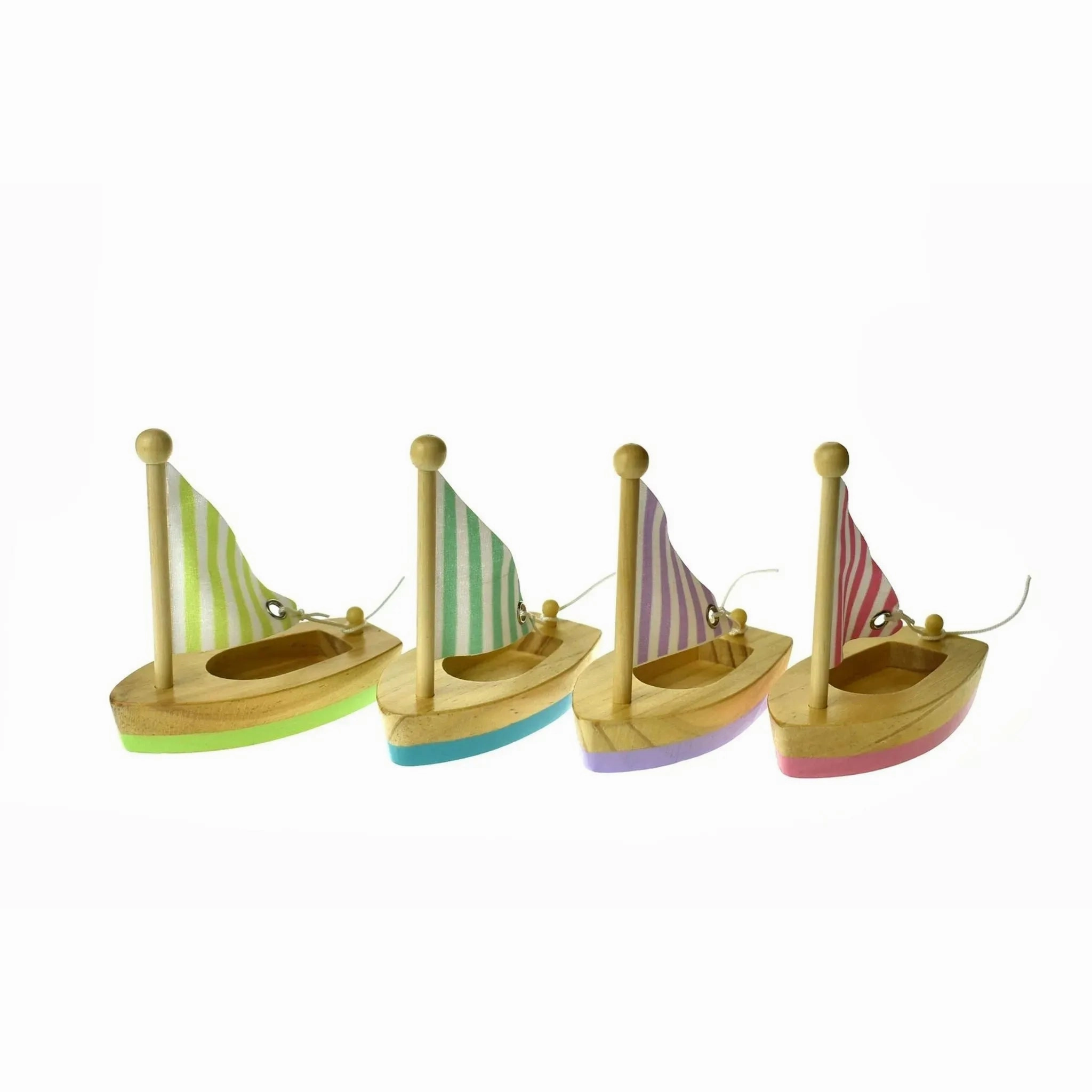 Kaper Kidz Toys Small Wooden Sailing Boat