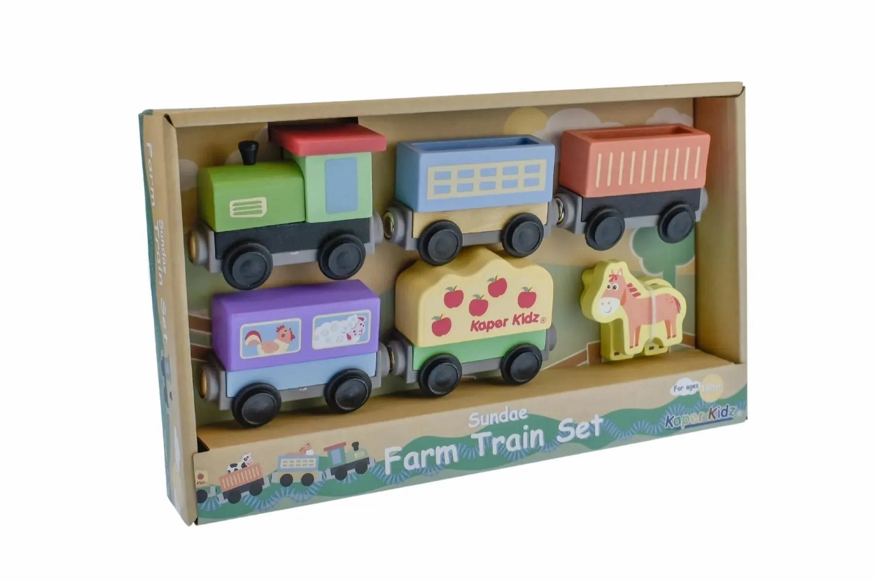 Kaper Kidz Toys Sundae Farm Train Set