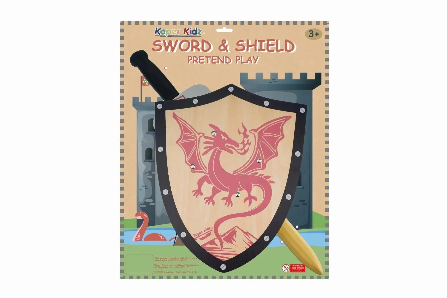 Kaper Kidz Toys Sword and Shield - Dragon