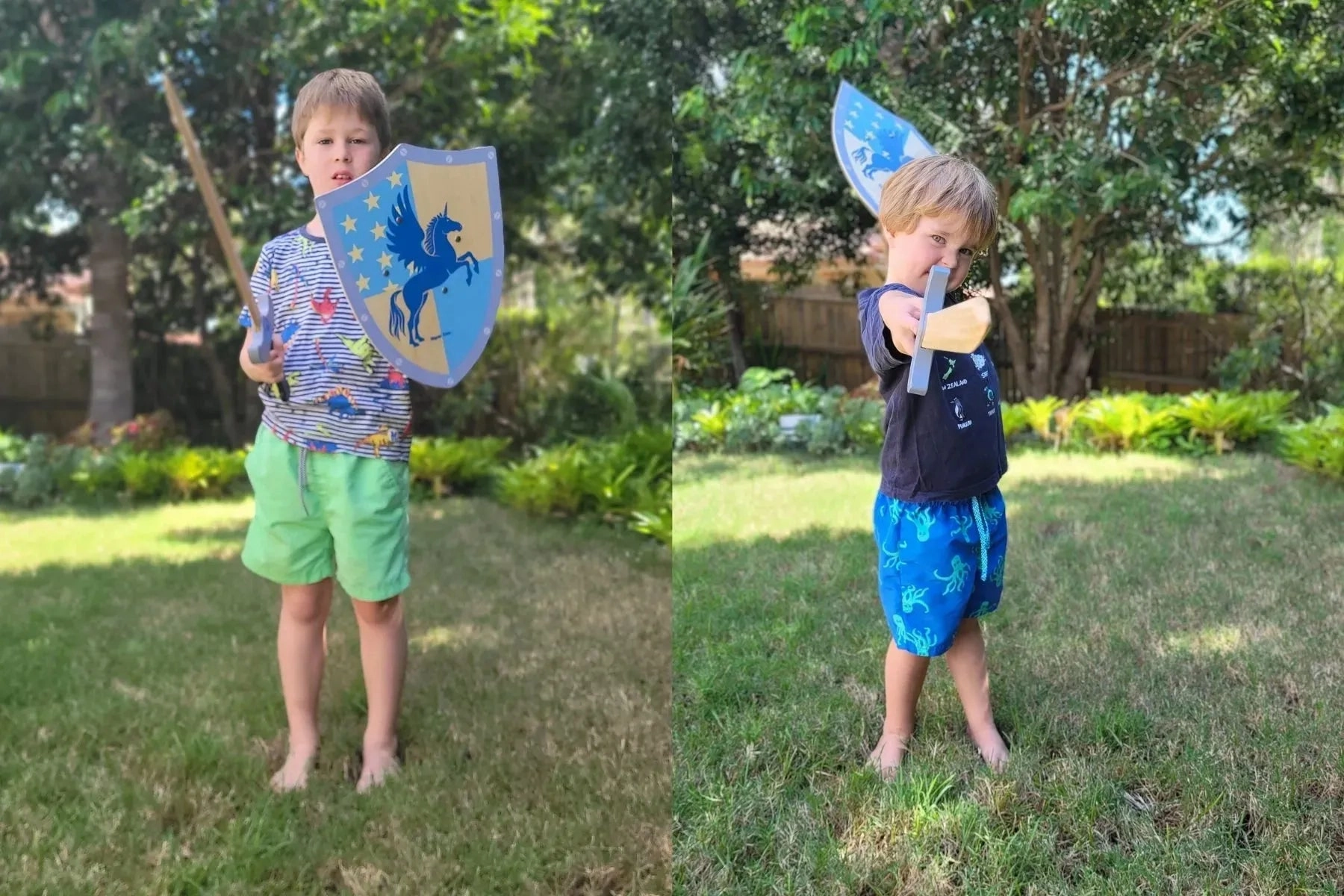 Kaper Kidz Toys Sword and Shield - Unicorn