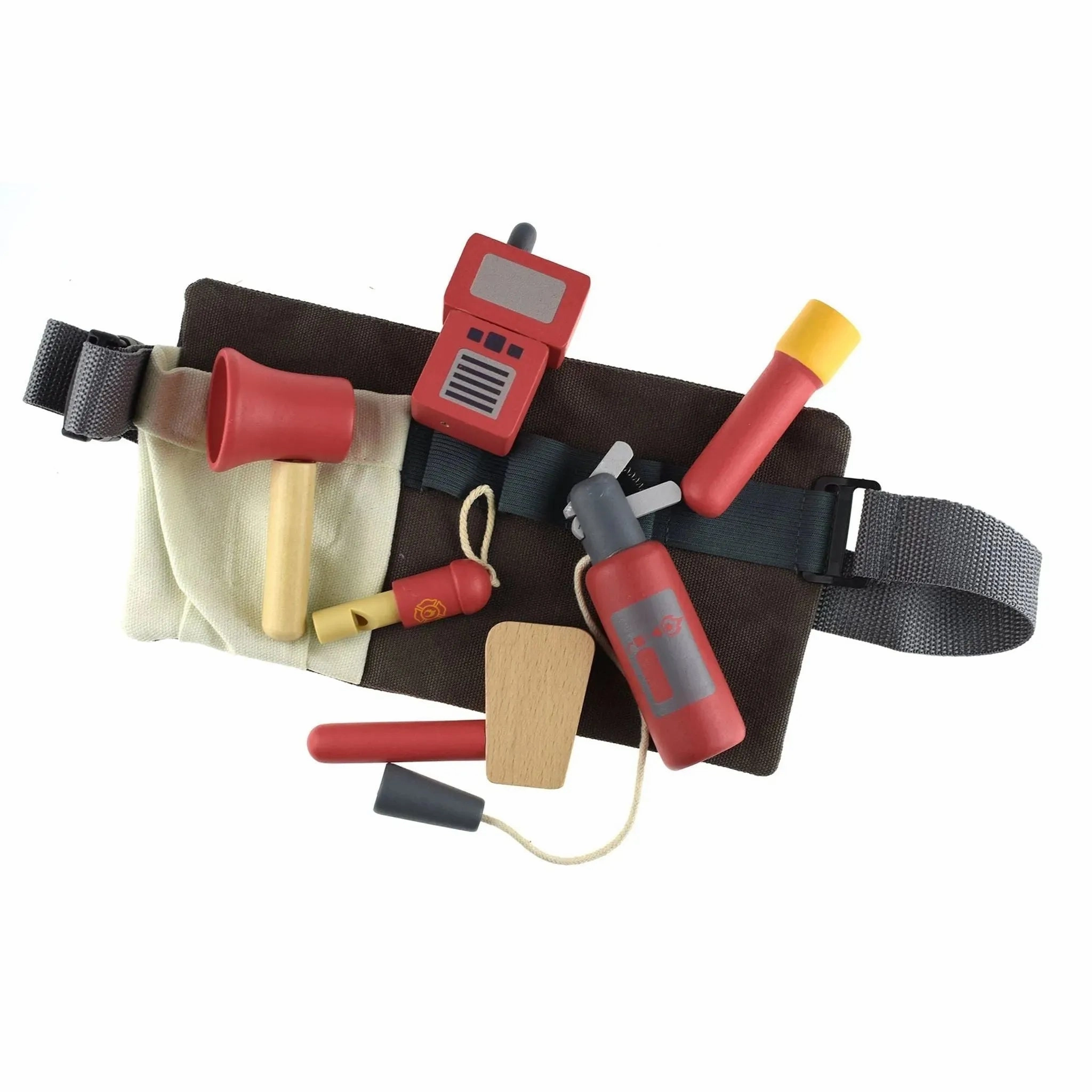 Kaper Kidz Toys Wooden Fire Fighter Belt Playset