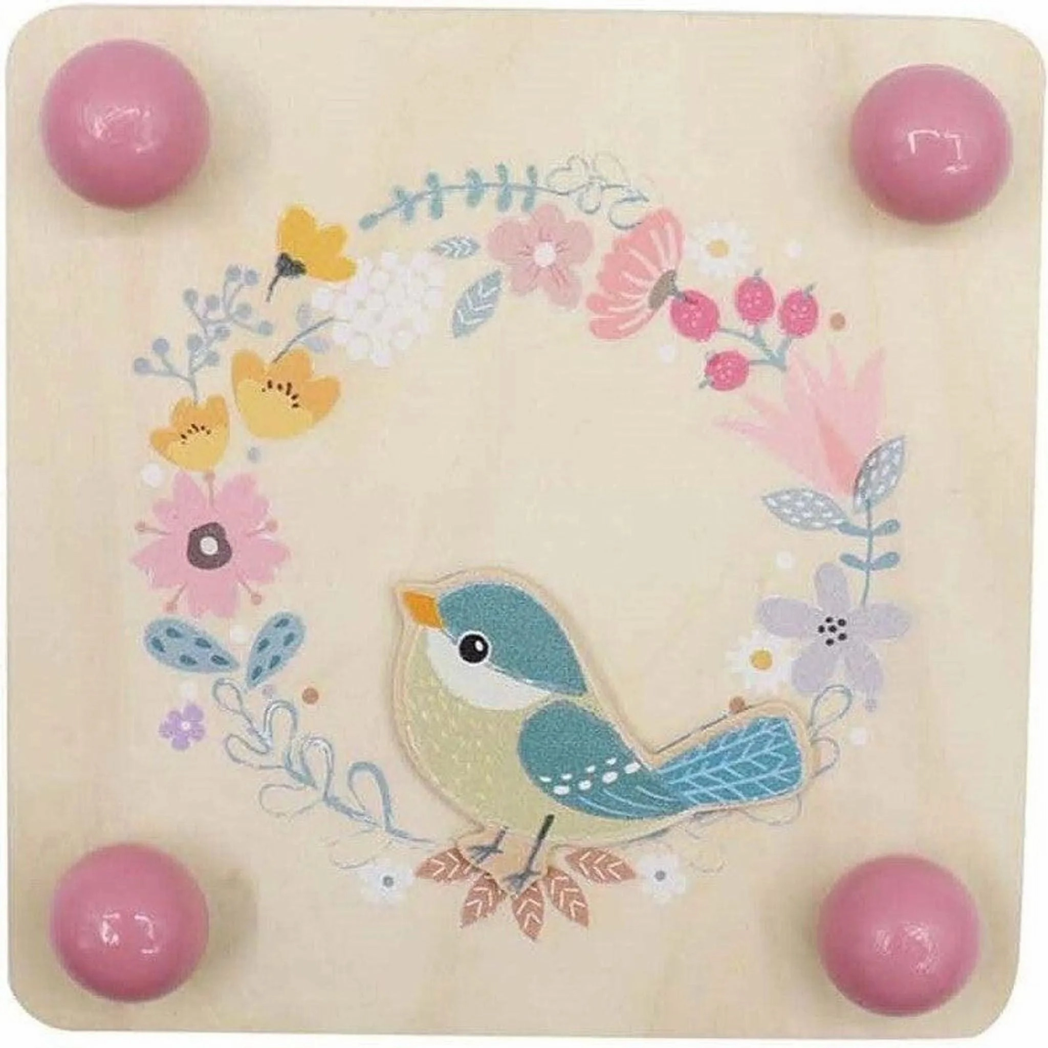 Kaper Kidz Toys Wooden Flower Press - Bird