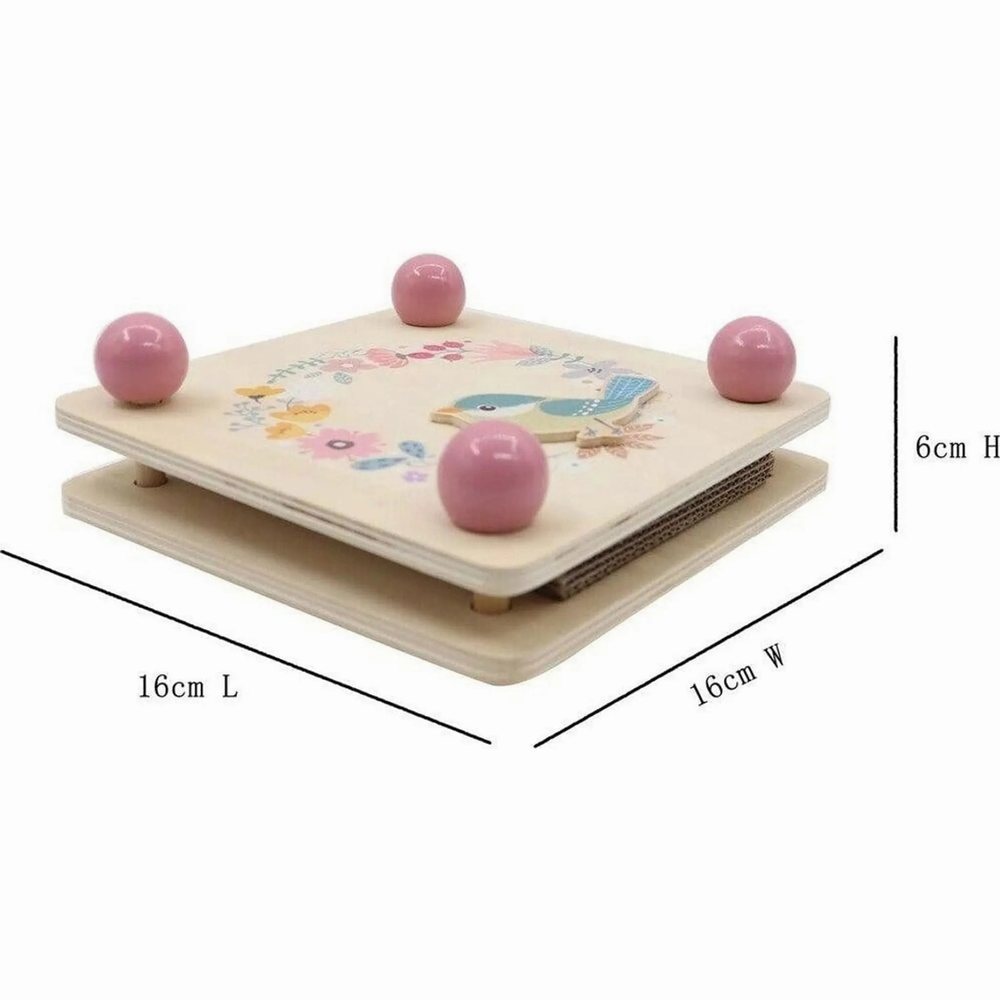 Kaper Kidz Toys Wooden Flower Press - Bird