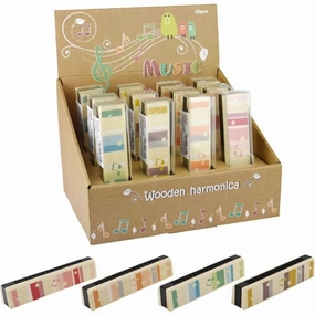 Kaper Kidz Toys Wooden Harmonica