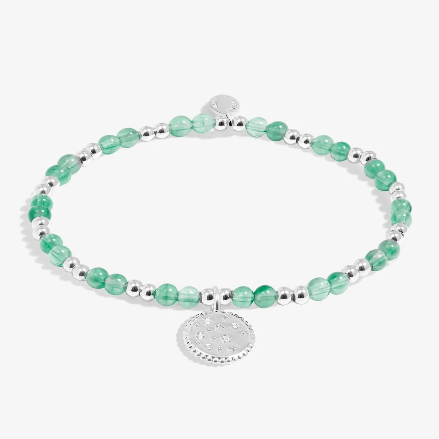 Bracelet pour enfants en argent plaqué avec pierre de naissance d'août C789 Joma Jewellery