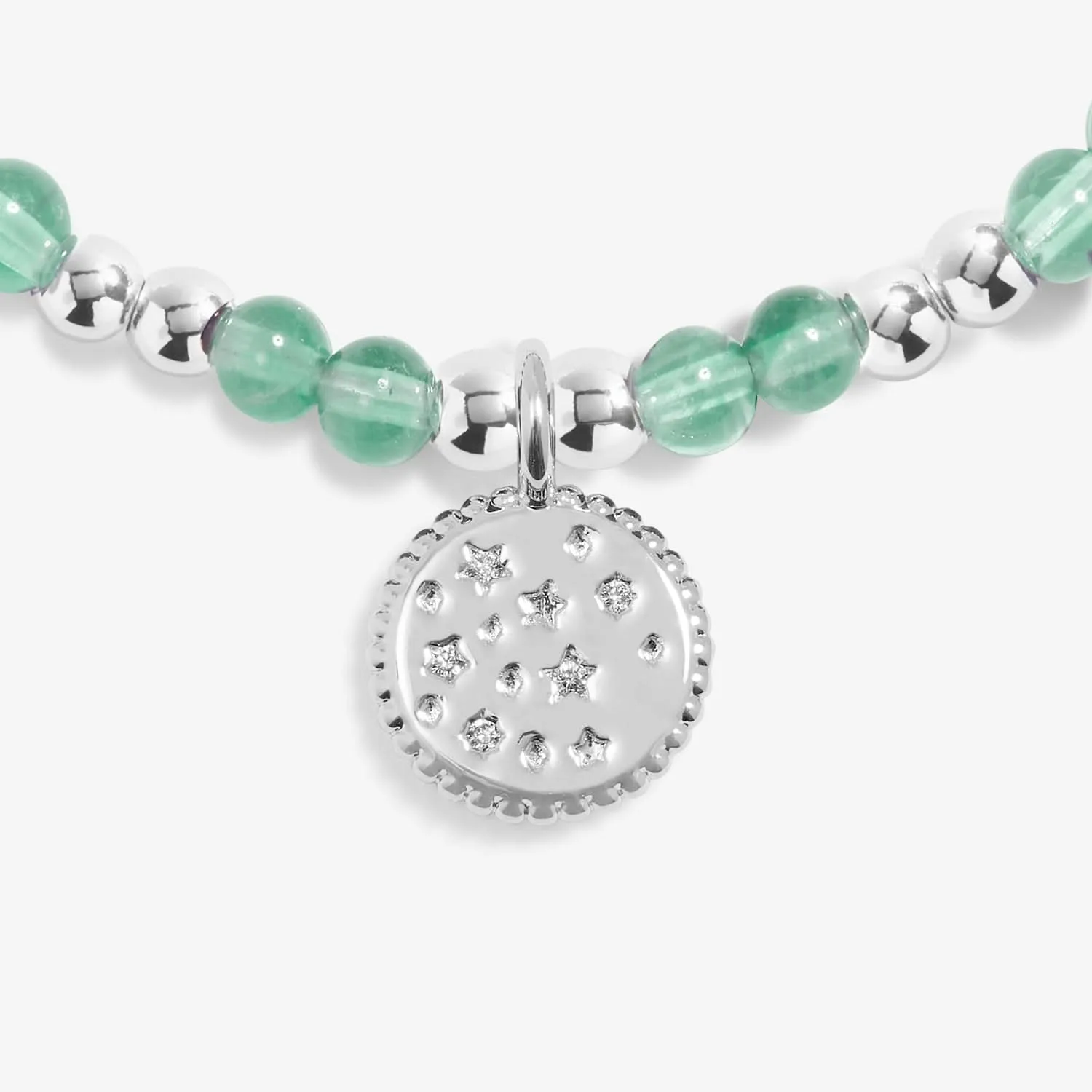 Bracelet pour enfants en argent plaqué avec pierre de naissance d'août C789 Joma Jewellery