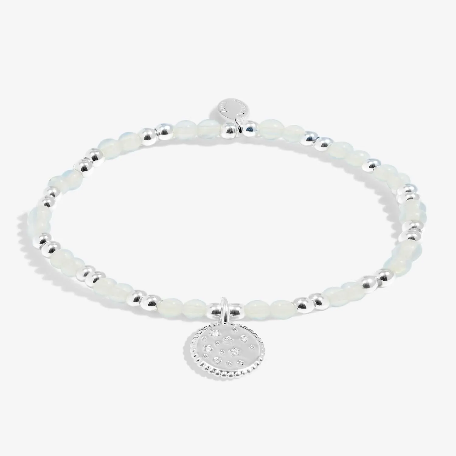 Bracelet en argent plaqué pour enfants avec pierre de naissance de juin C787 Joma Jewellery