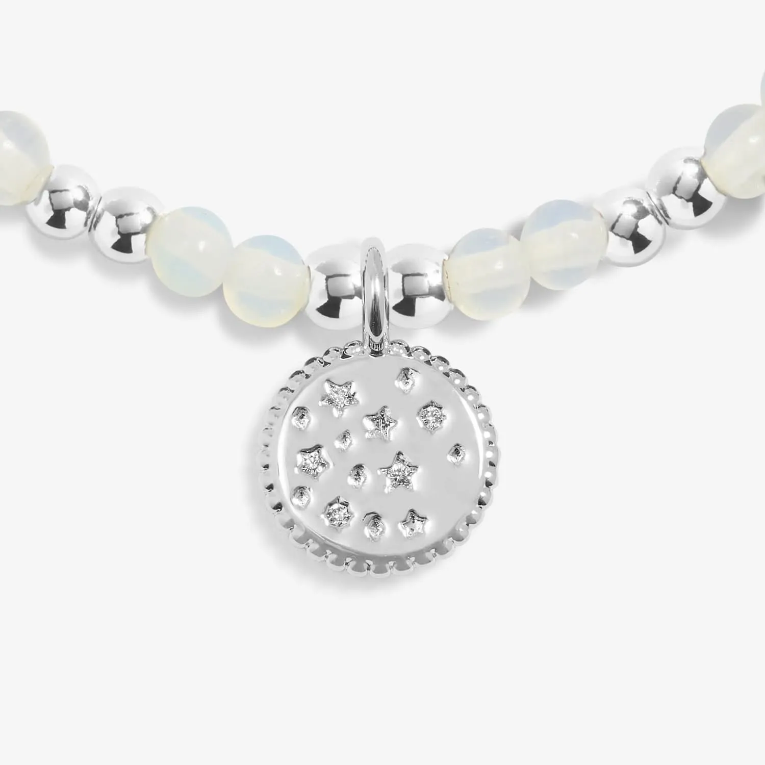 Bracelet en argent plaqué pour enfants avec pierre de naissance de juin C787 Joma Jewellery
