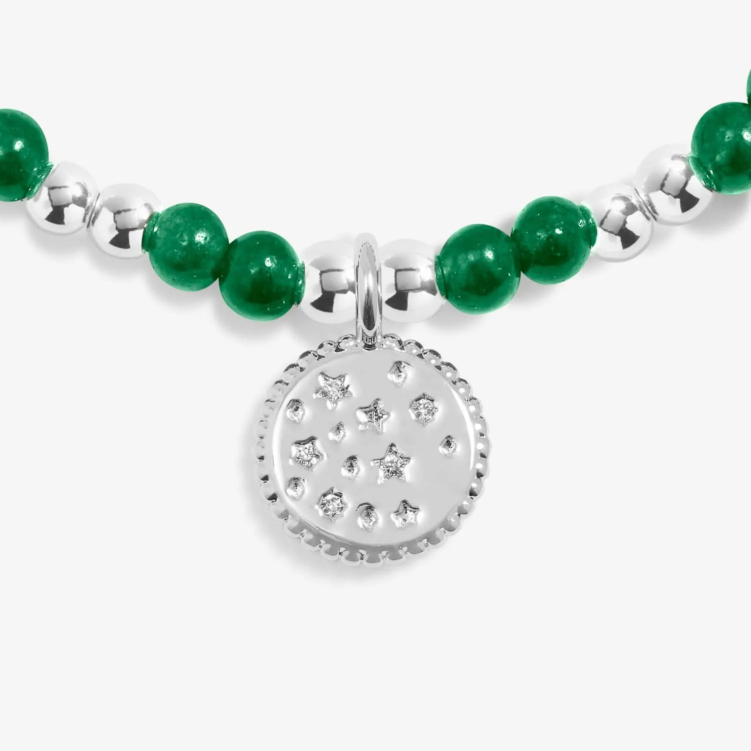 Bracelet en argent plaqué avec pierre de naissance de mai pour enfants C786 Joma Jewellery