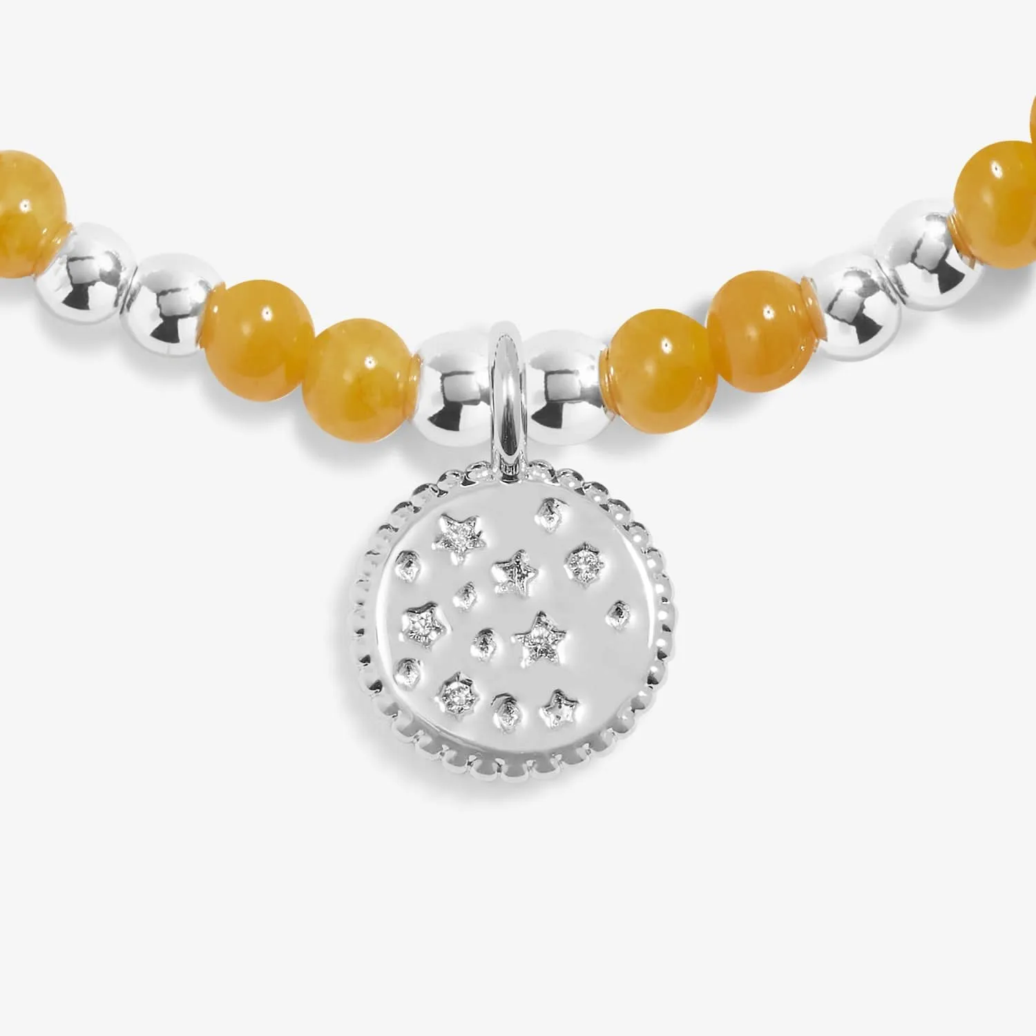 Bracelet pour enfants en argent plaqué avec pierre de naissance de novembre C792 Joma Jewellery