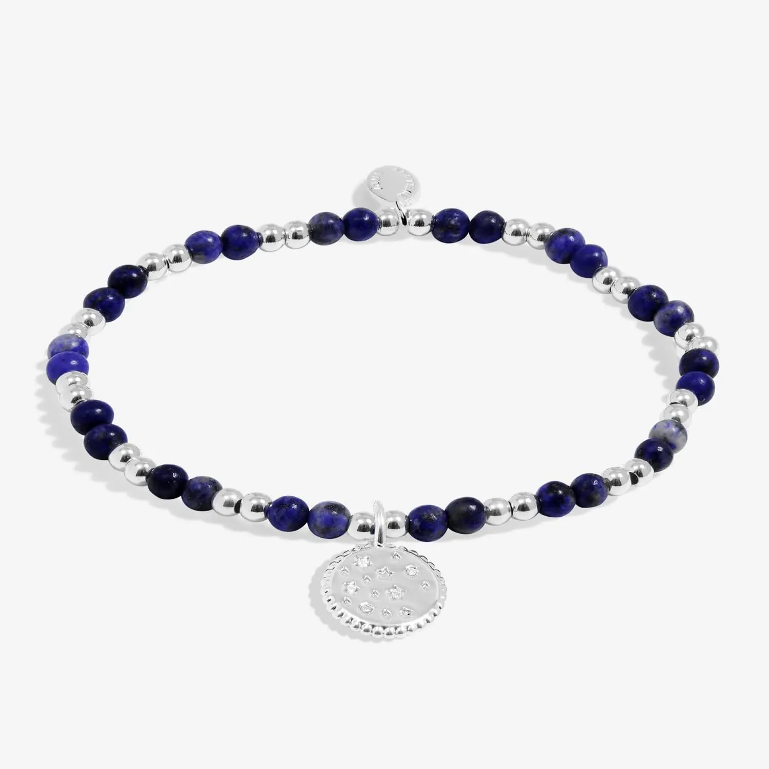 Bracelet en argent plaqué pour enfants avec pierre de naissance de septembre C790 Joma Jewellery