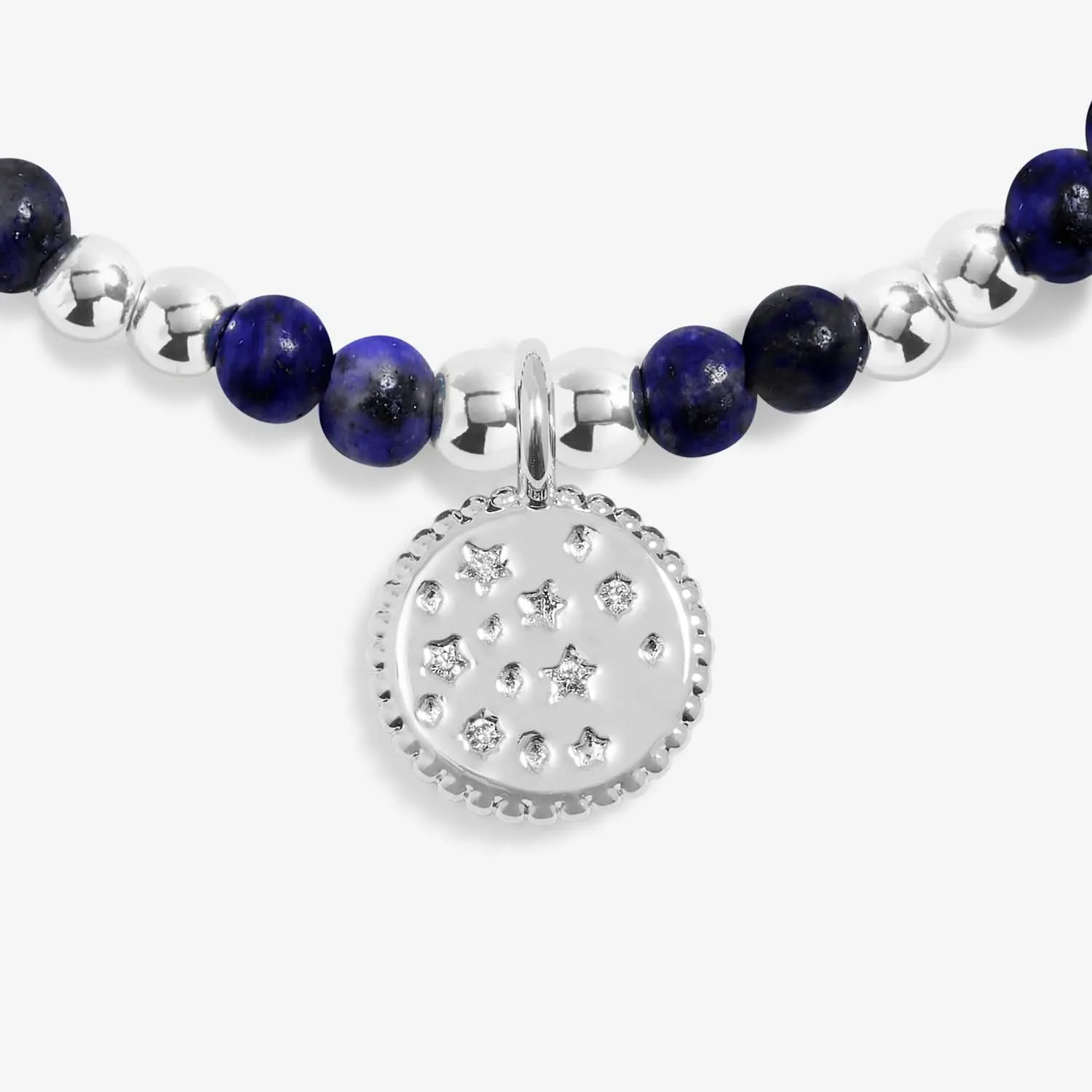Bracelet en argent plaqué pour enfants avec pierre de naissance de septembre C790 Joma Jewellery