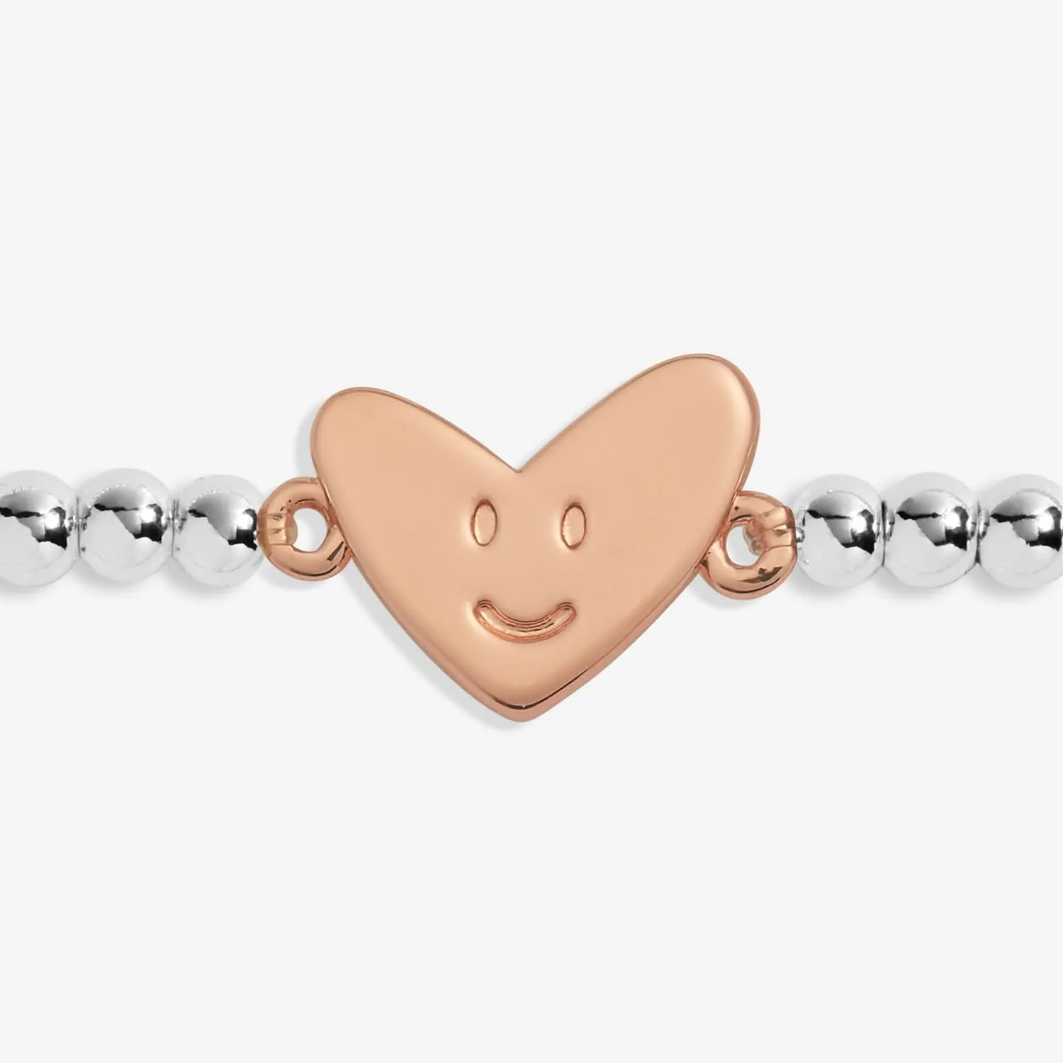 Bracelet en or rose plaqué argent Petits Enfants Un Petit Sourire C765 Joma Jewellery