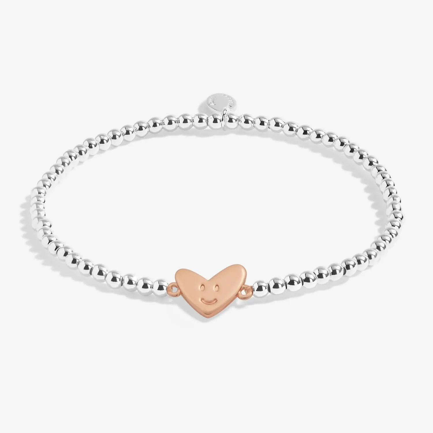 Bracelet en or rose plaqué argent Petits Enfants Un Petit Sourire C765 Joma Jewellery