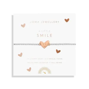 Bracelet en or rose plaqué argent Petits Enfants Un Petit Sourire C765 Joma Jewellery