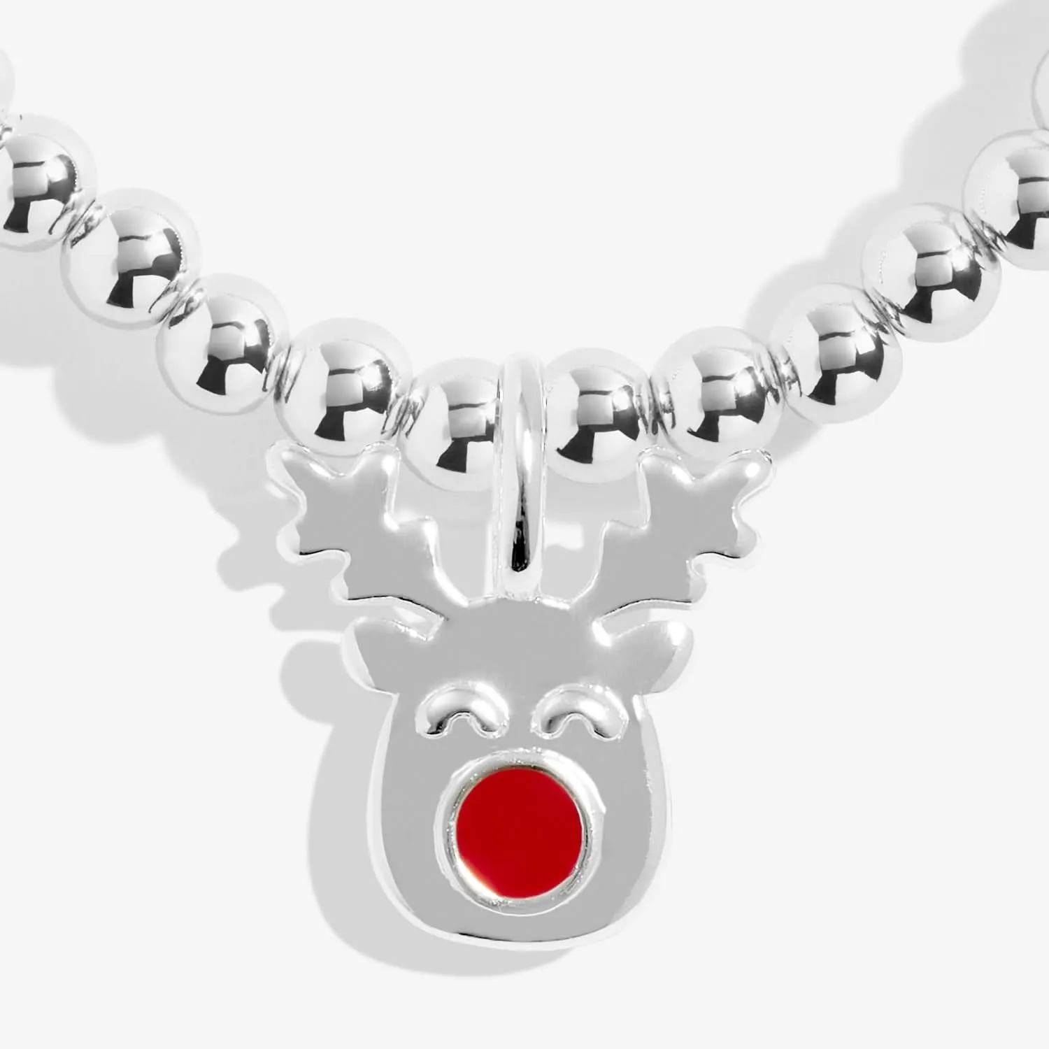 Bracelet en argent plaqué Rudolph le Renne - Cracker de Noël pour Enfants C748 Joma Jewellery