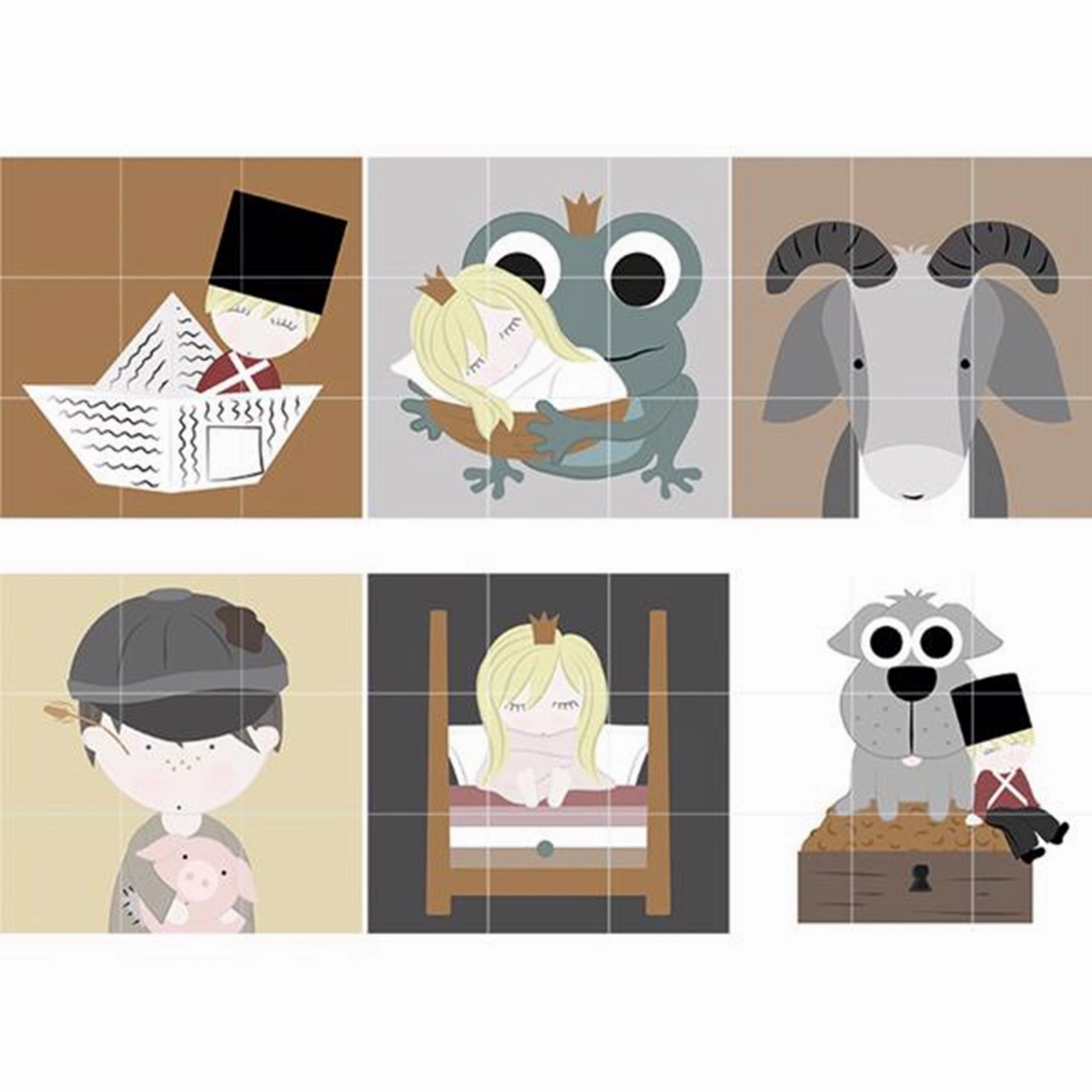 Kids by Friis Puzzle Blocks Fairytales