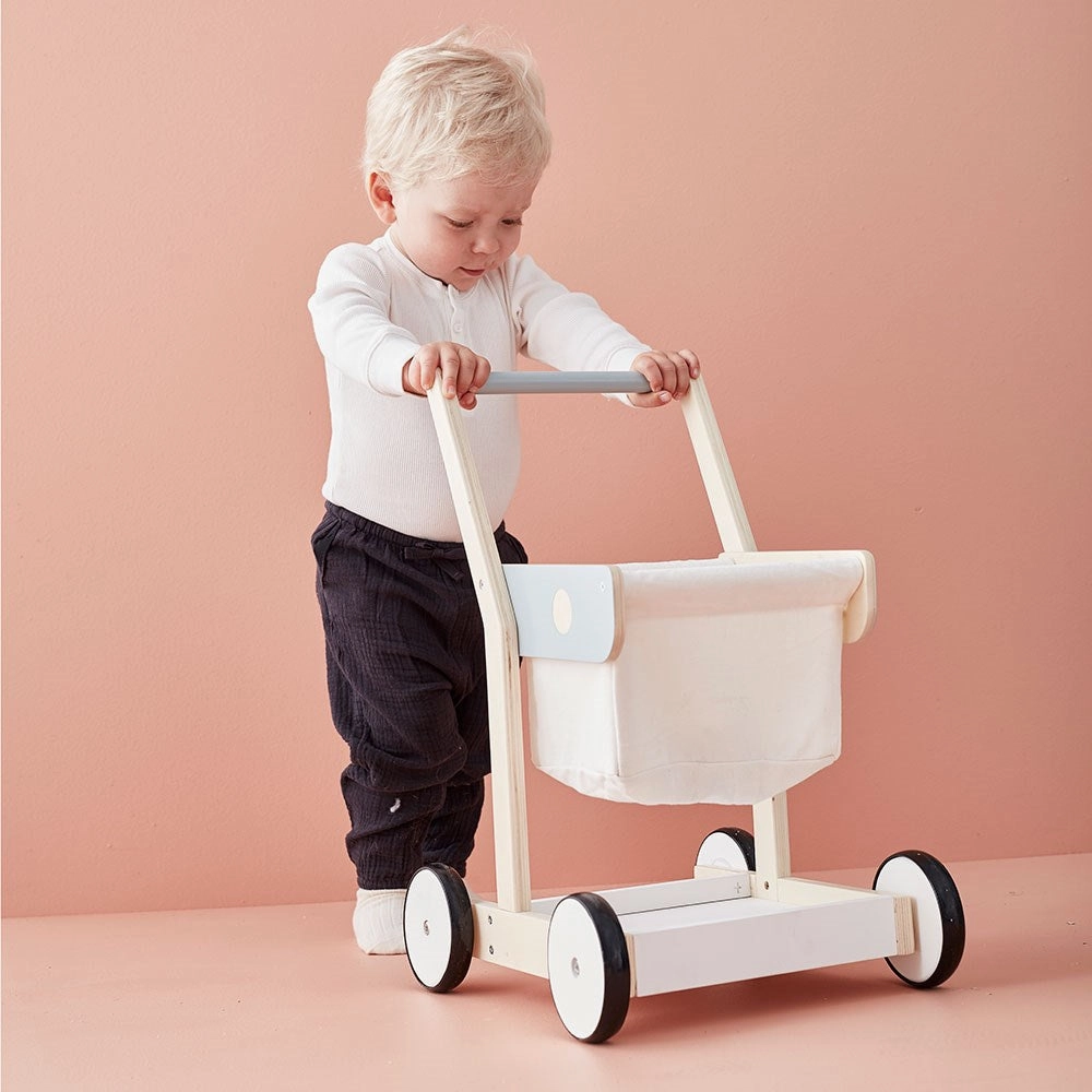 Kids Concept Wooden Shopping Trolley