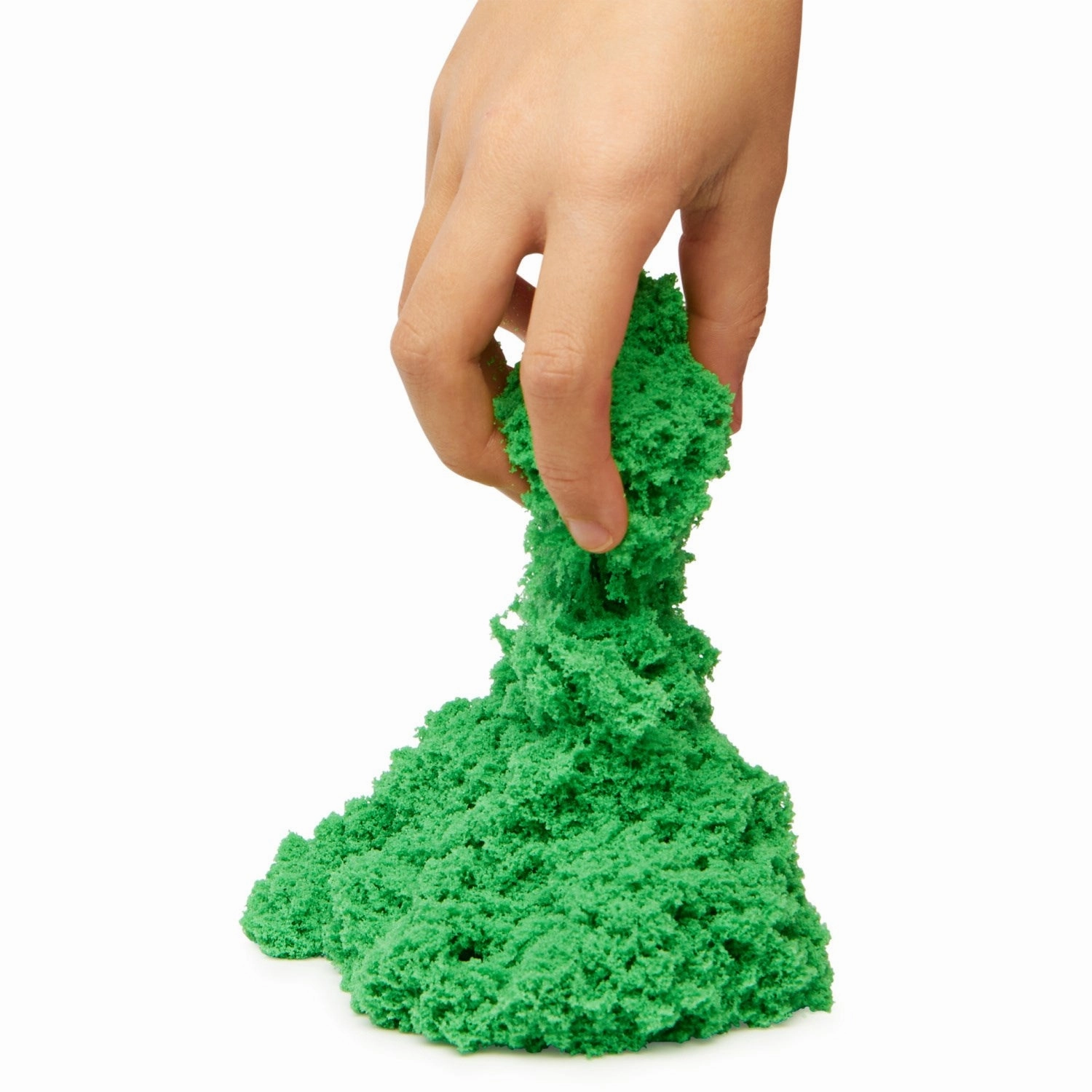 Kinetic Sand Green Neon Box With Primary Colours