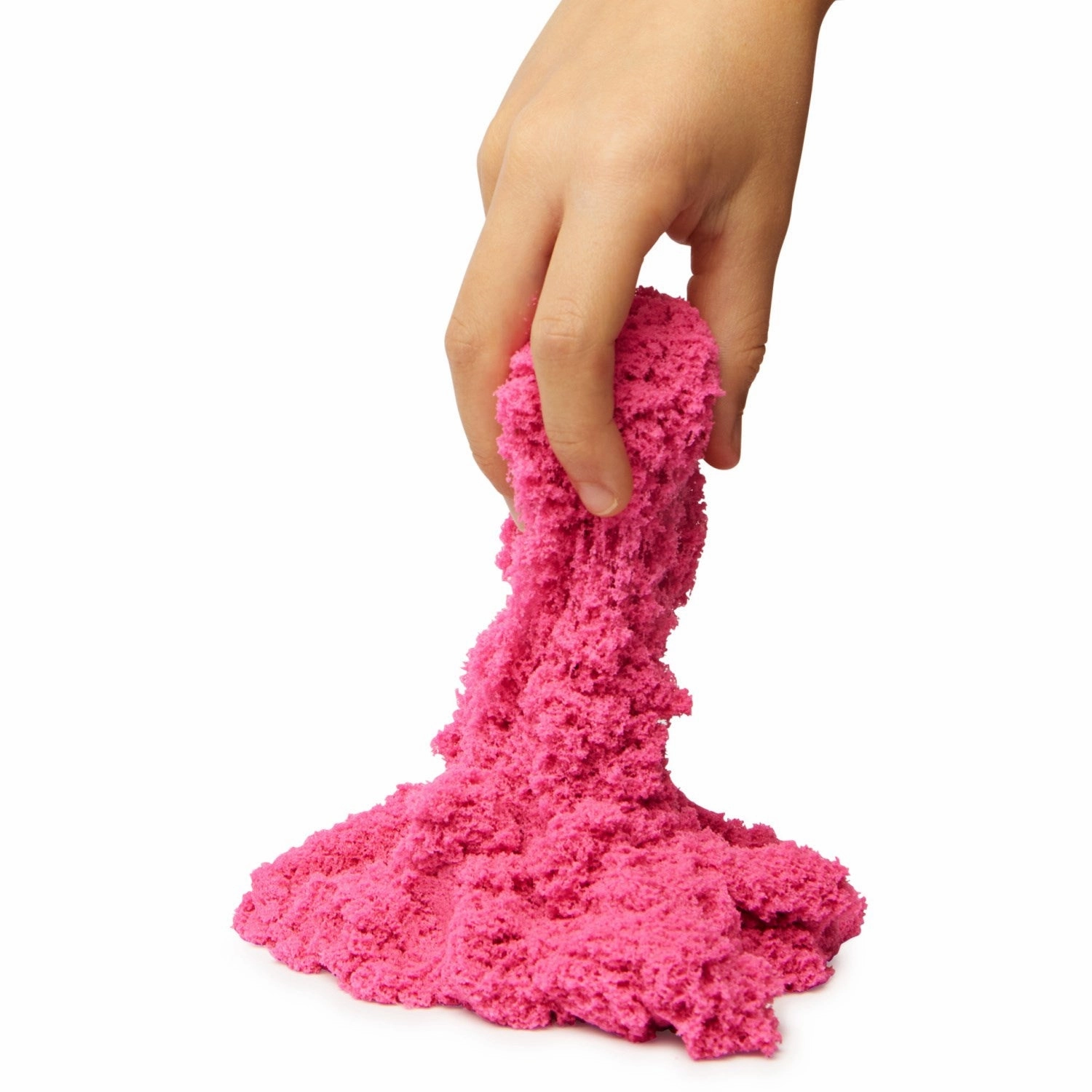 Kinetic Sand Pink Neon Box With Primary Colours