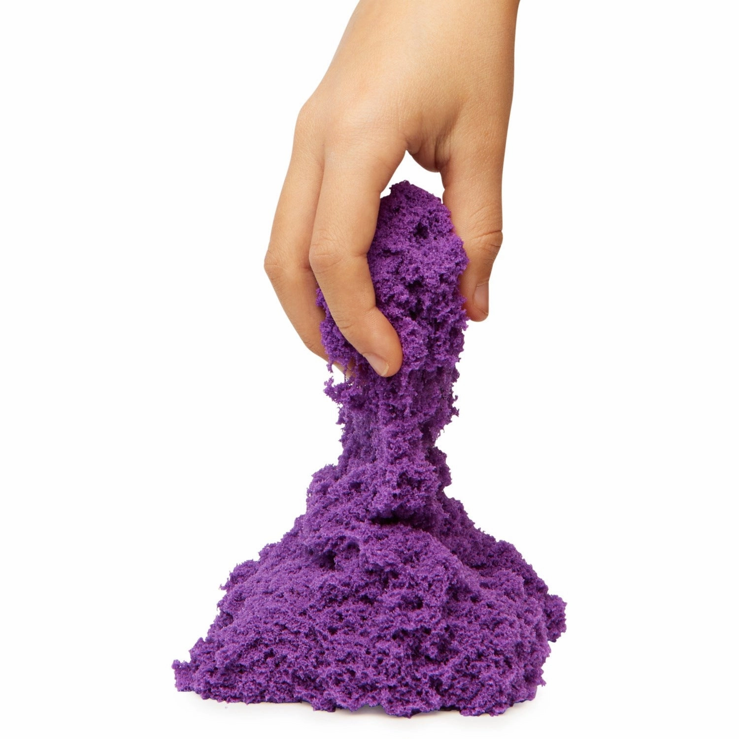Kinetic Sand Purple Neon Box With Primary Colours