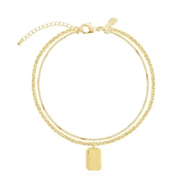 Bracelet en or Kismet Chains Tag 4813 par Joma Jewellery