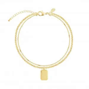 Bracelet en or Kismet Chains Tag 4813 par Joma Jewellery