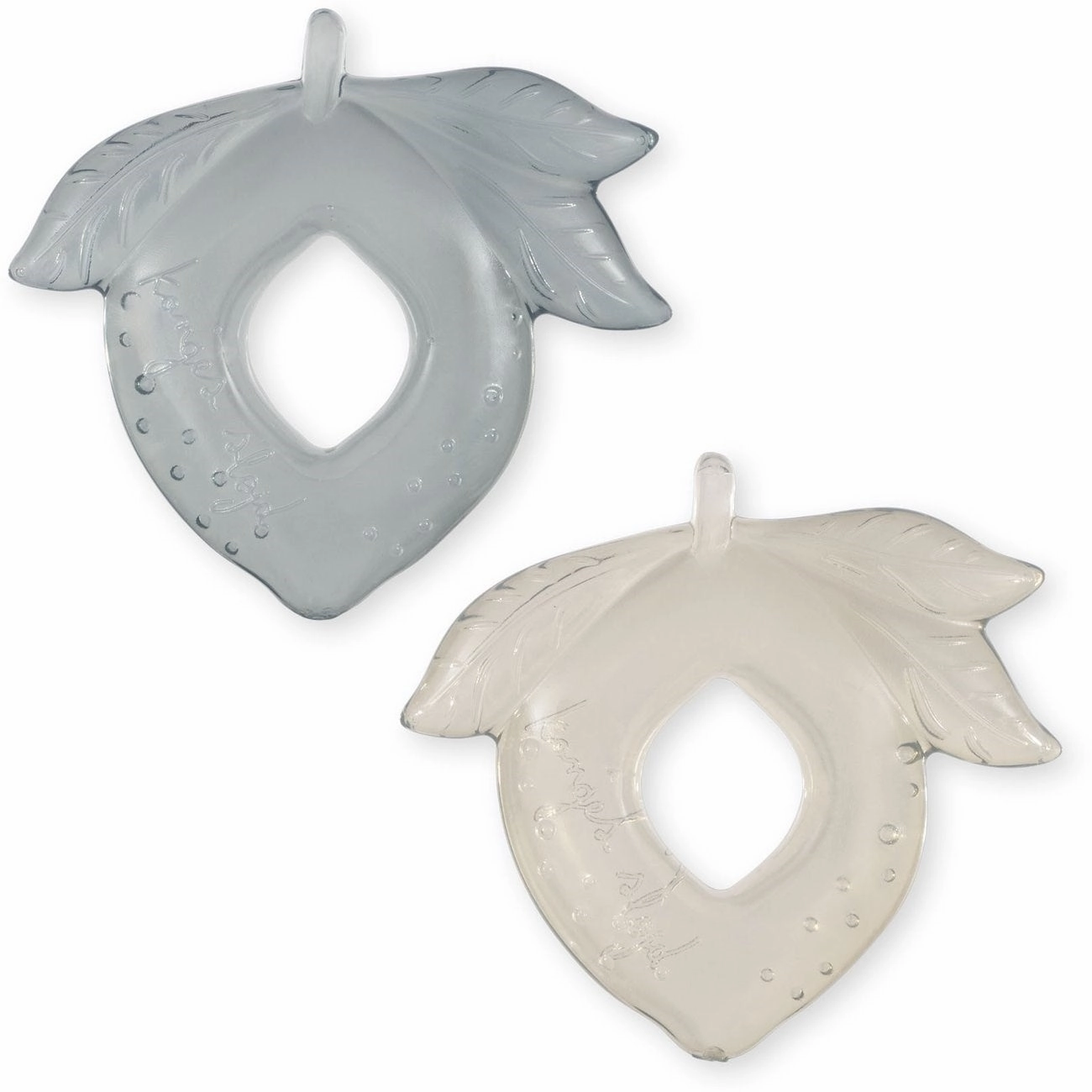 Konges Sljd 2-Pack Lemon Cooling Teethers Blue Mix