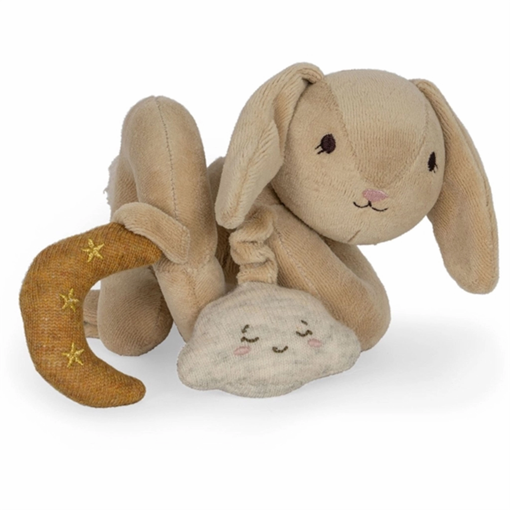 Konges Sljd Beige Activity Spiral Bunny