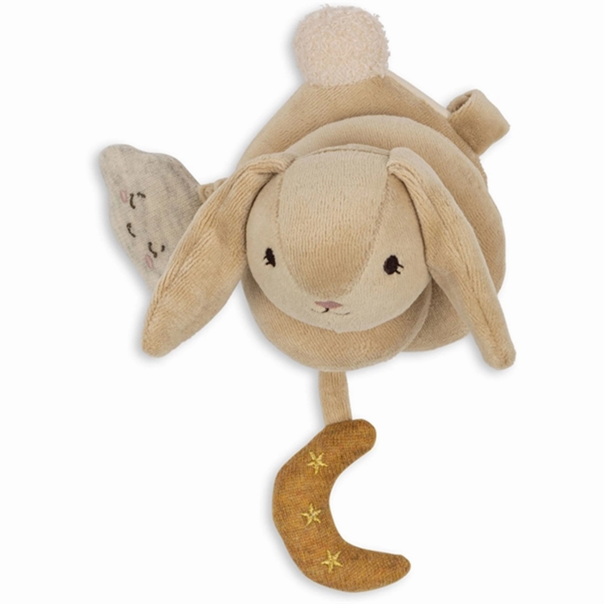 Konges Sljd Beige Activity Spiral Bunny