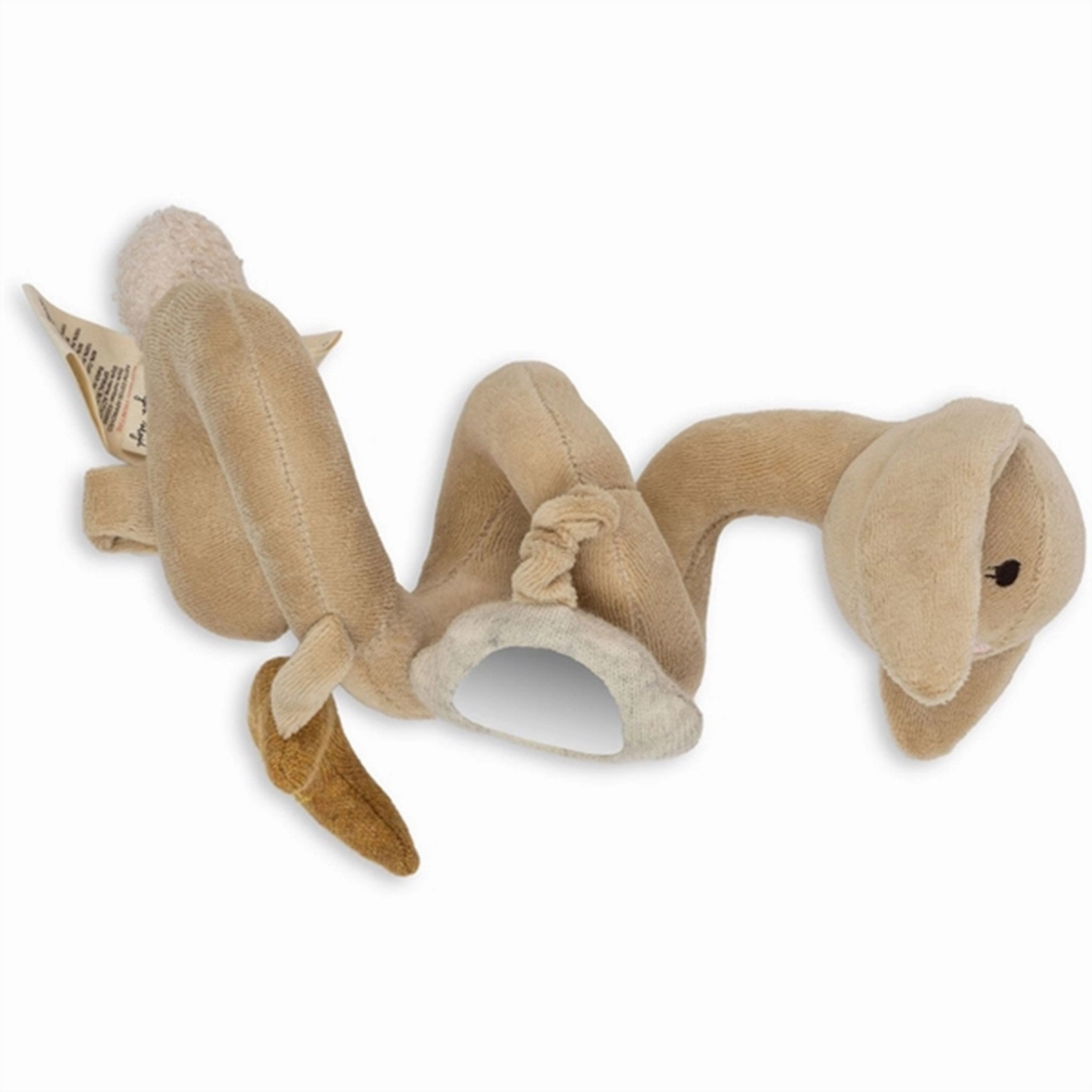 Konges Sljd Beige Activity Spiral Bunny