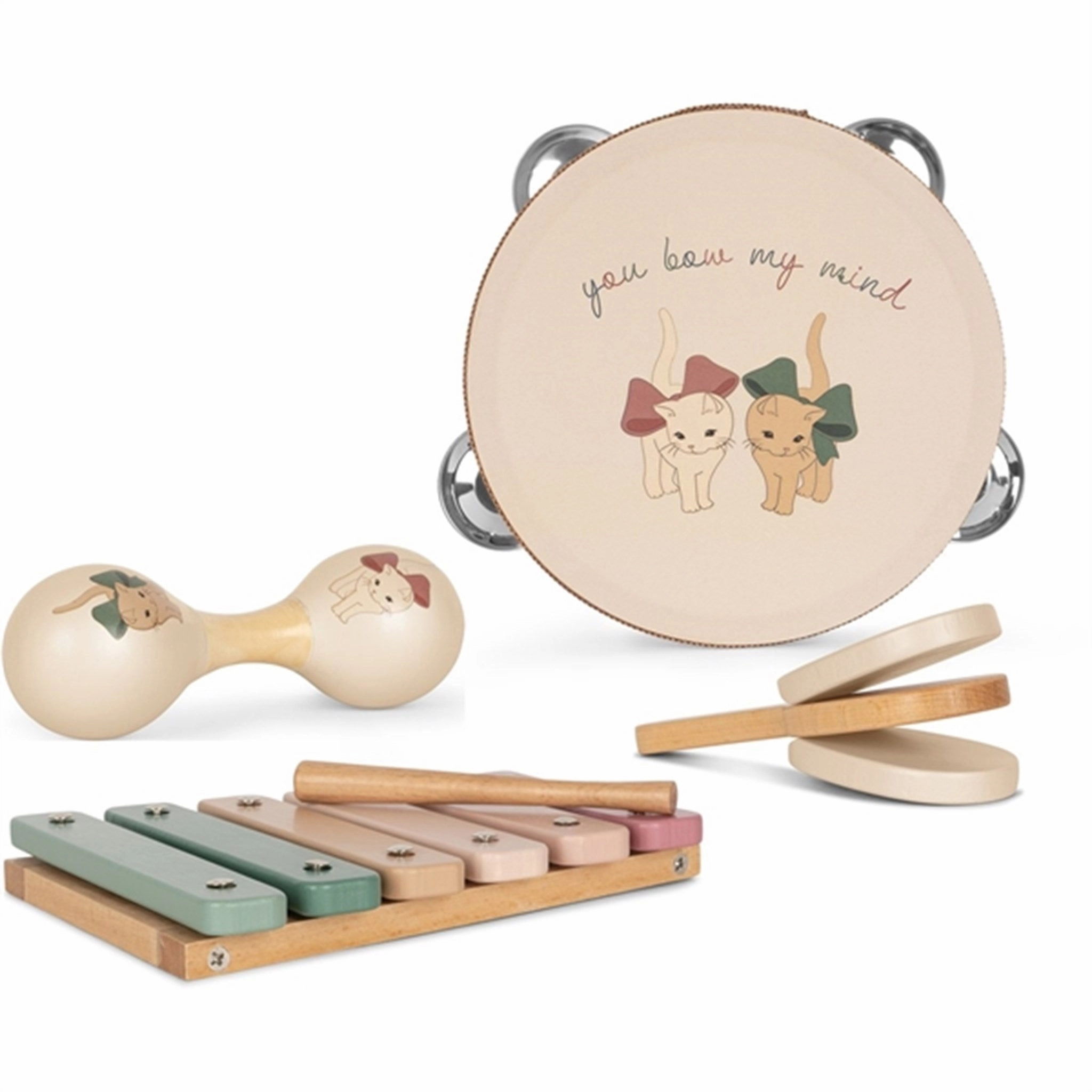 Konges Sljd Bow Kitty Music Set