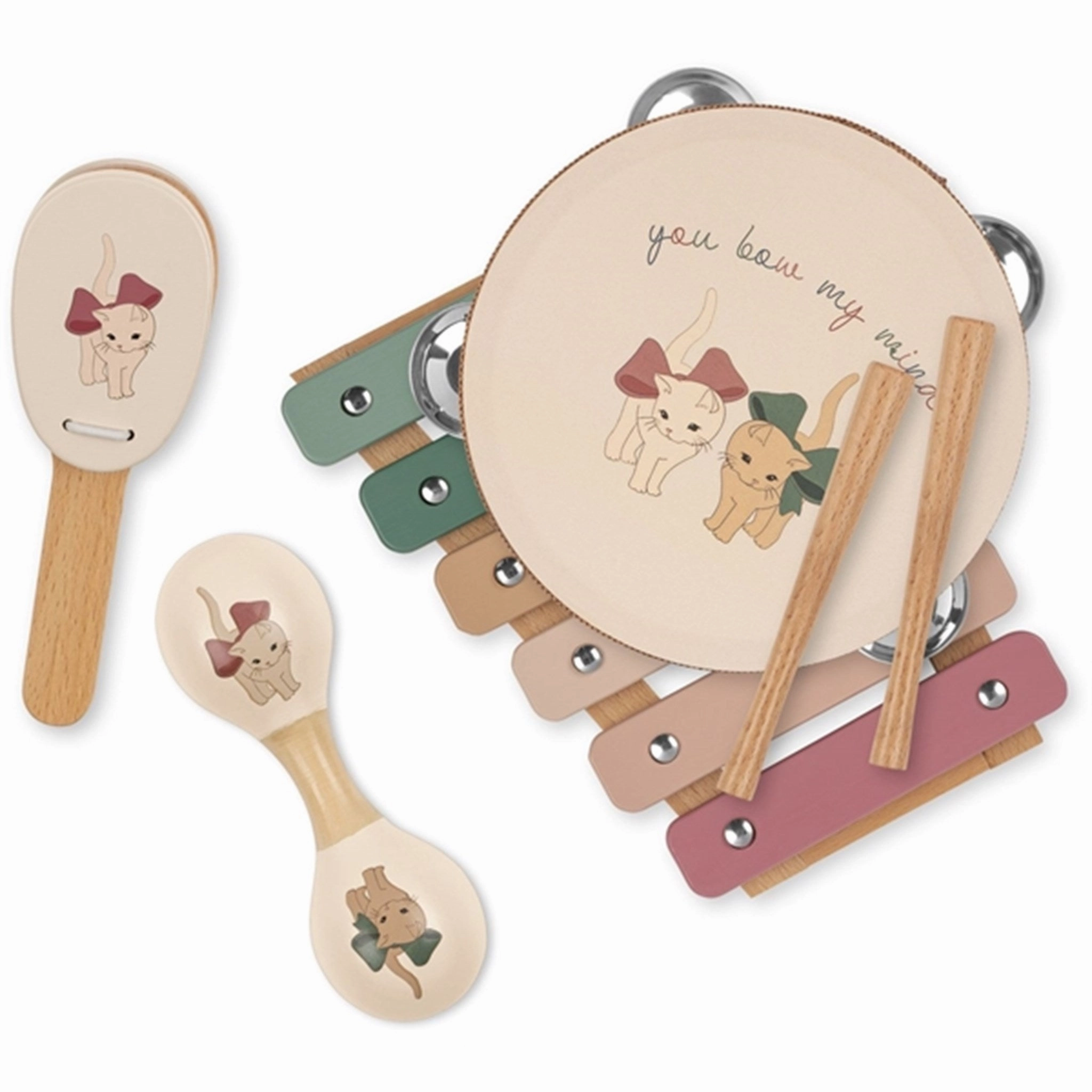 Konges Sljd Bow Kitty Music Set