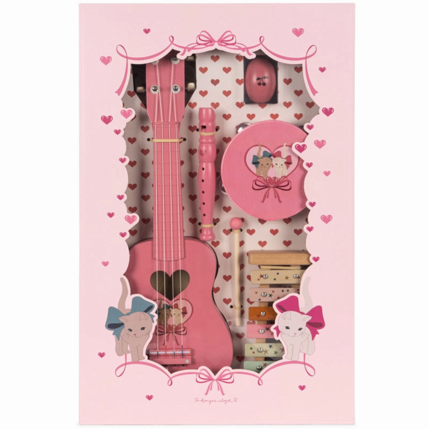 Konges Sljd Bow Kitty Pink All I Wish For - Music Fsc