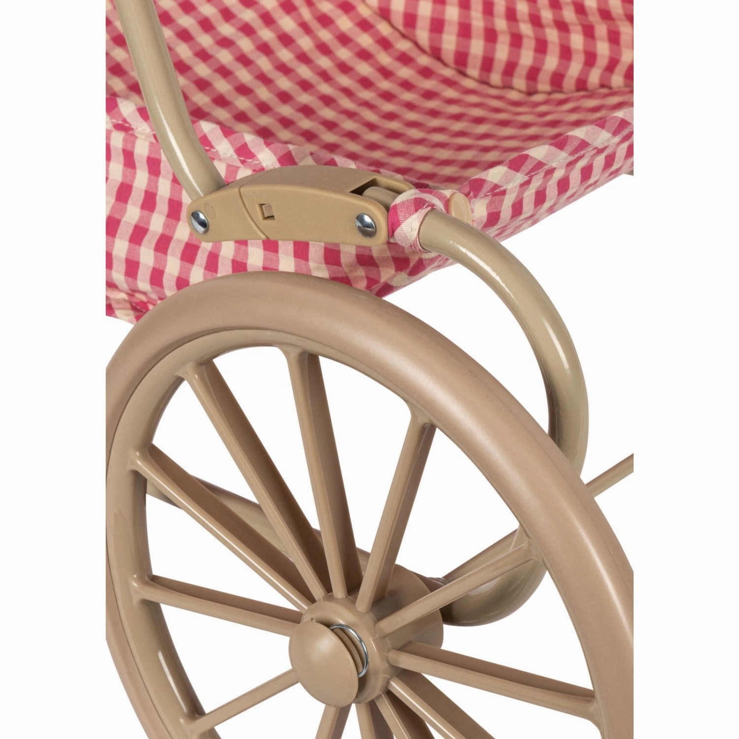 Konges Sljd Bubblegum Check Cheeky Doll Pram