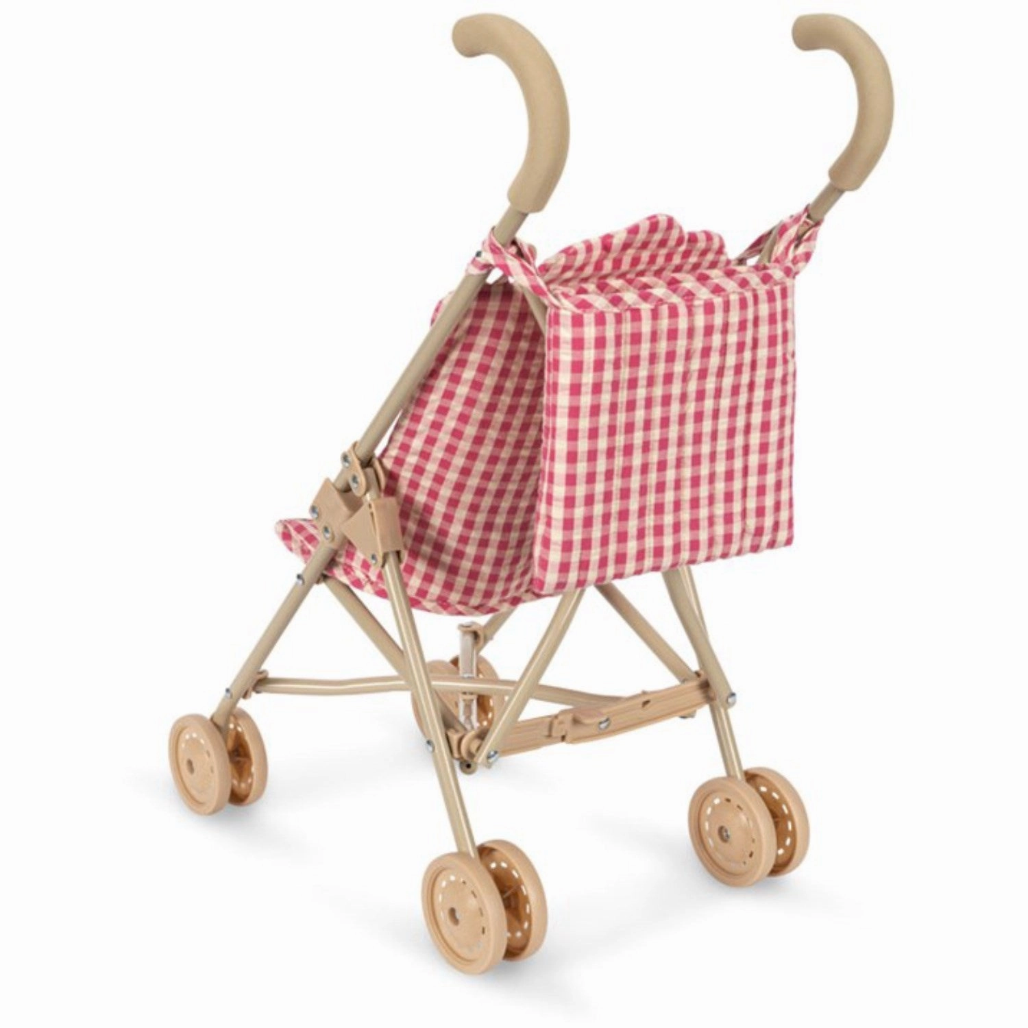 Konges Sljd Bubblegum Check Cheeky Doll Stroller