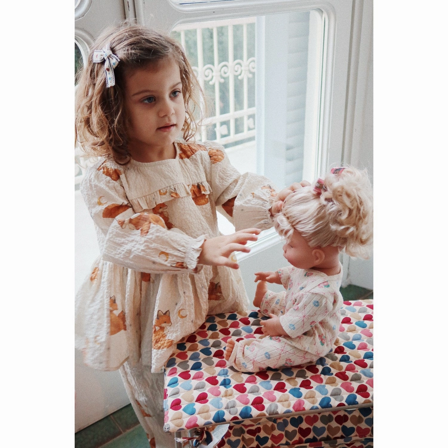Konges Sljd Coeur Bisous Doll Changing Table