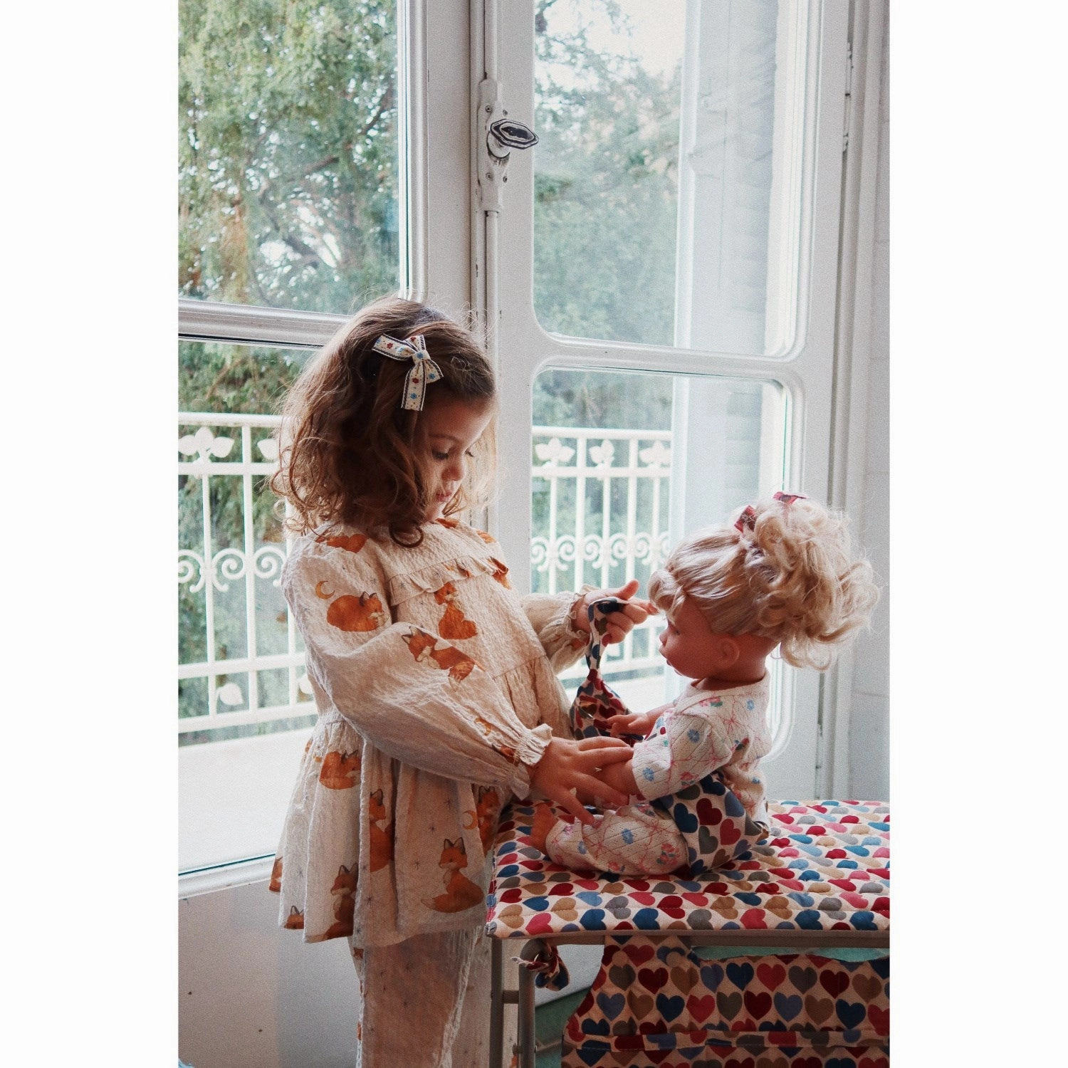 Konges Sljd Coeur Bisous Doll Changing Table