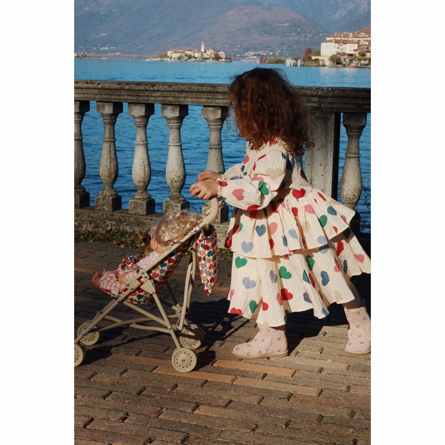 Konges Sljd Coeur Bisous Doll Stroller